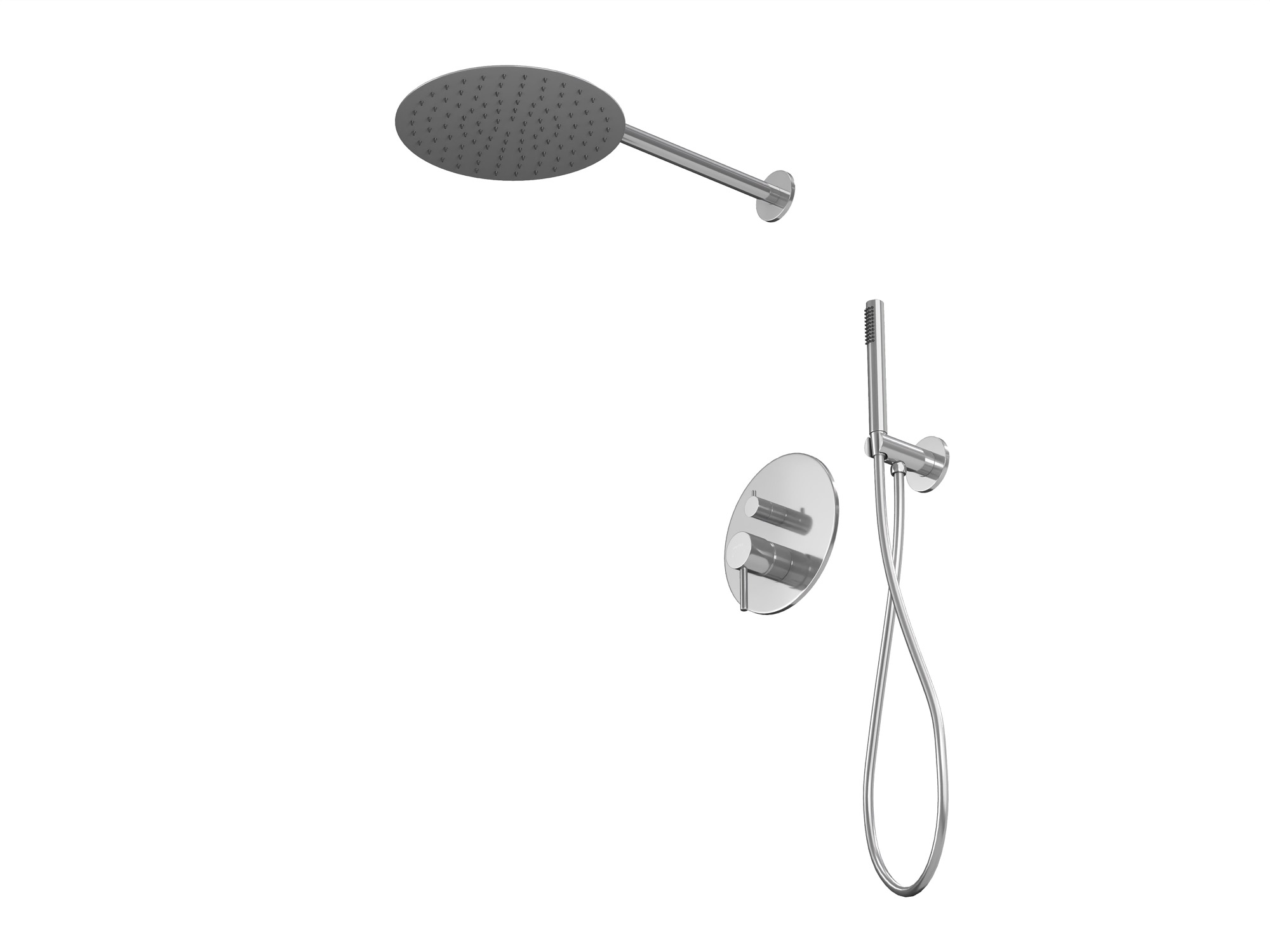 HB-2002CH Хром Встраиваемая душевая система