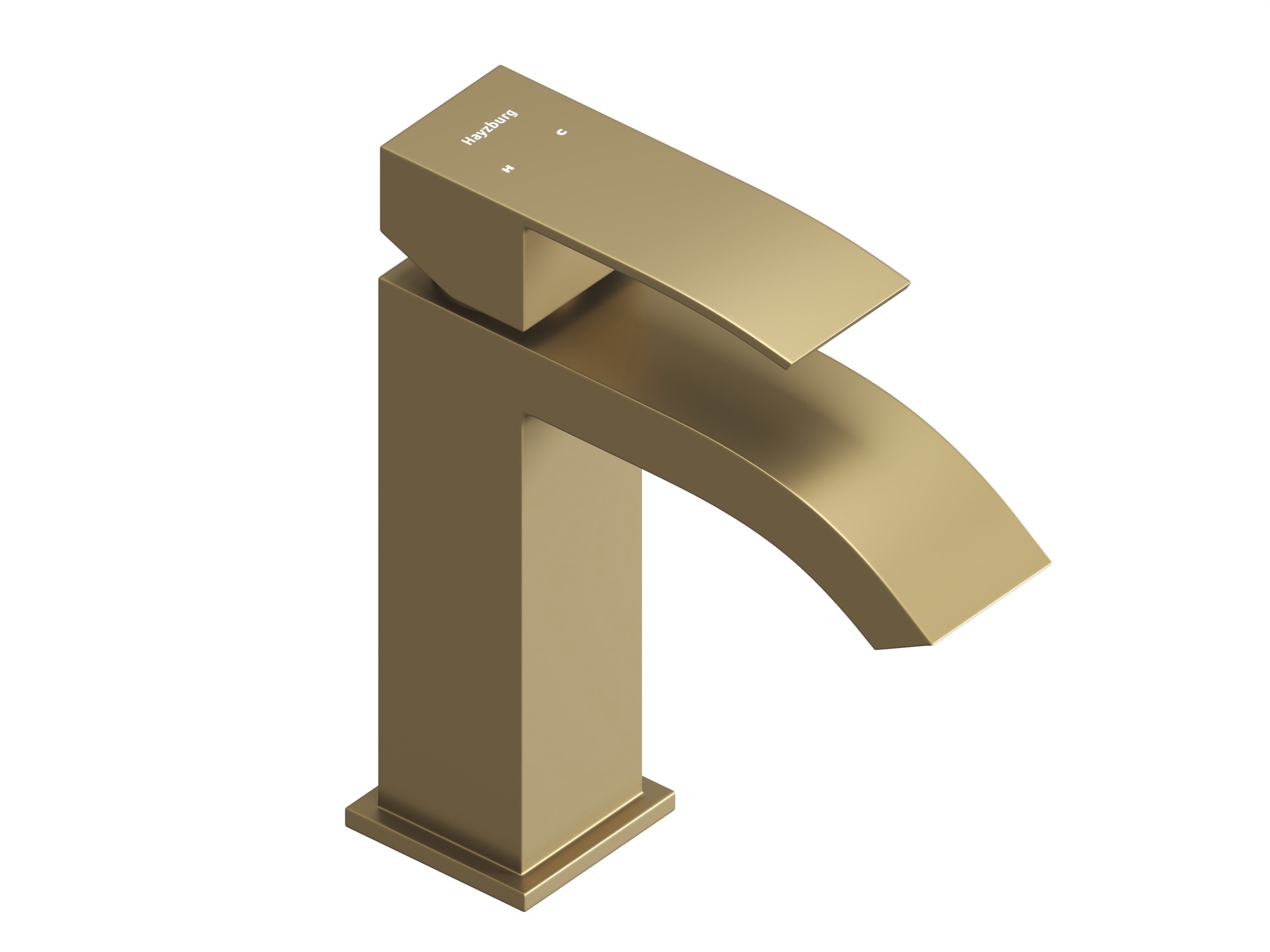 HB-3007BG Матовое Золото смеситель для умывальника