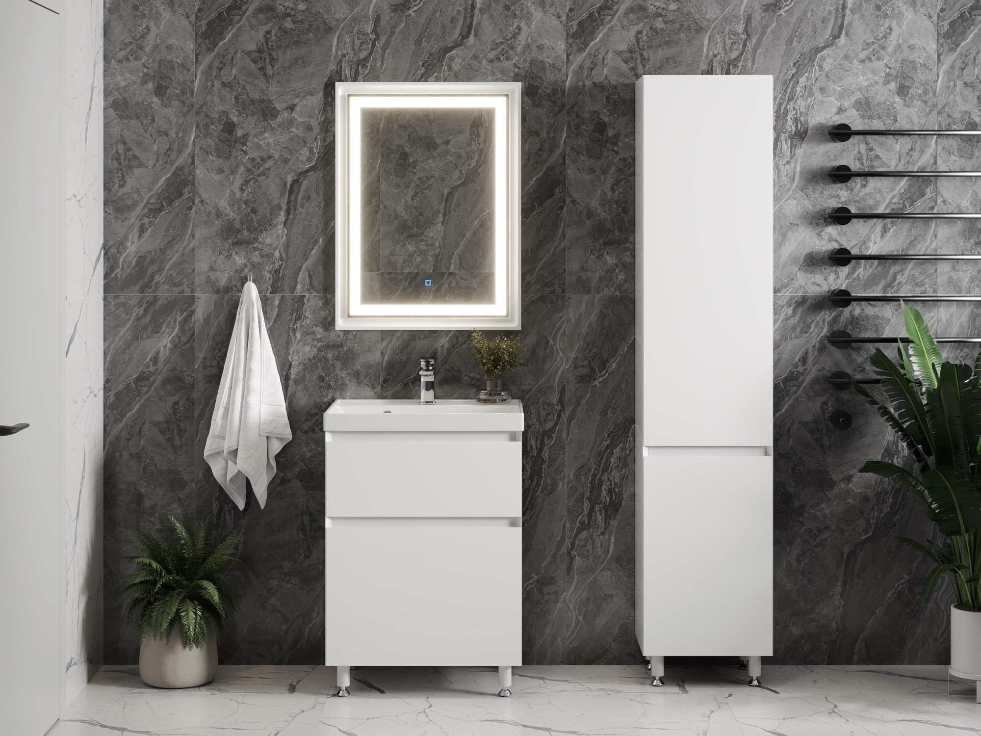 Тумба Laura 60-2 (Classic/iris 60)