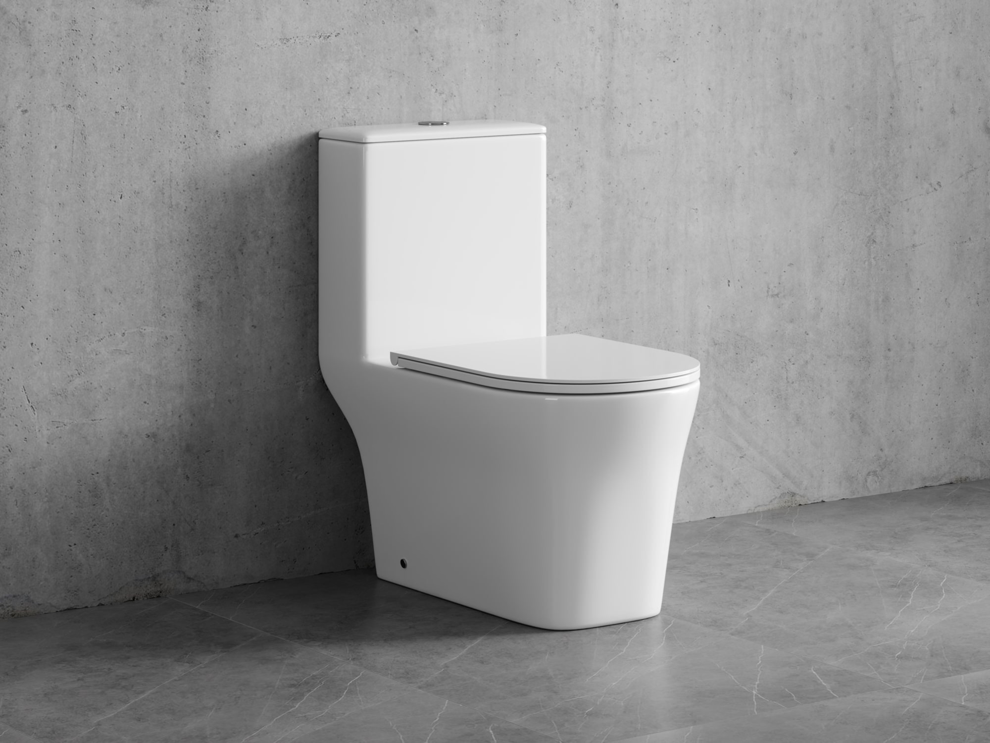 Унитаз-моноблок напольный Sandra Дюропласт