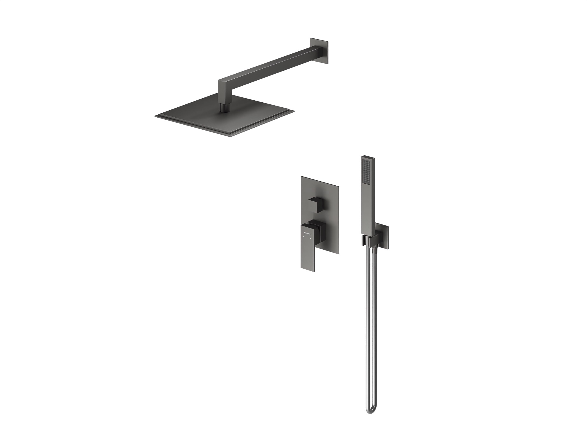 HB-1002GG Стальной Серый Встраиваемая душевая система