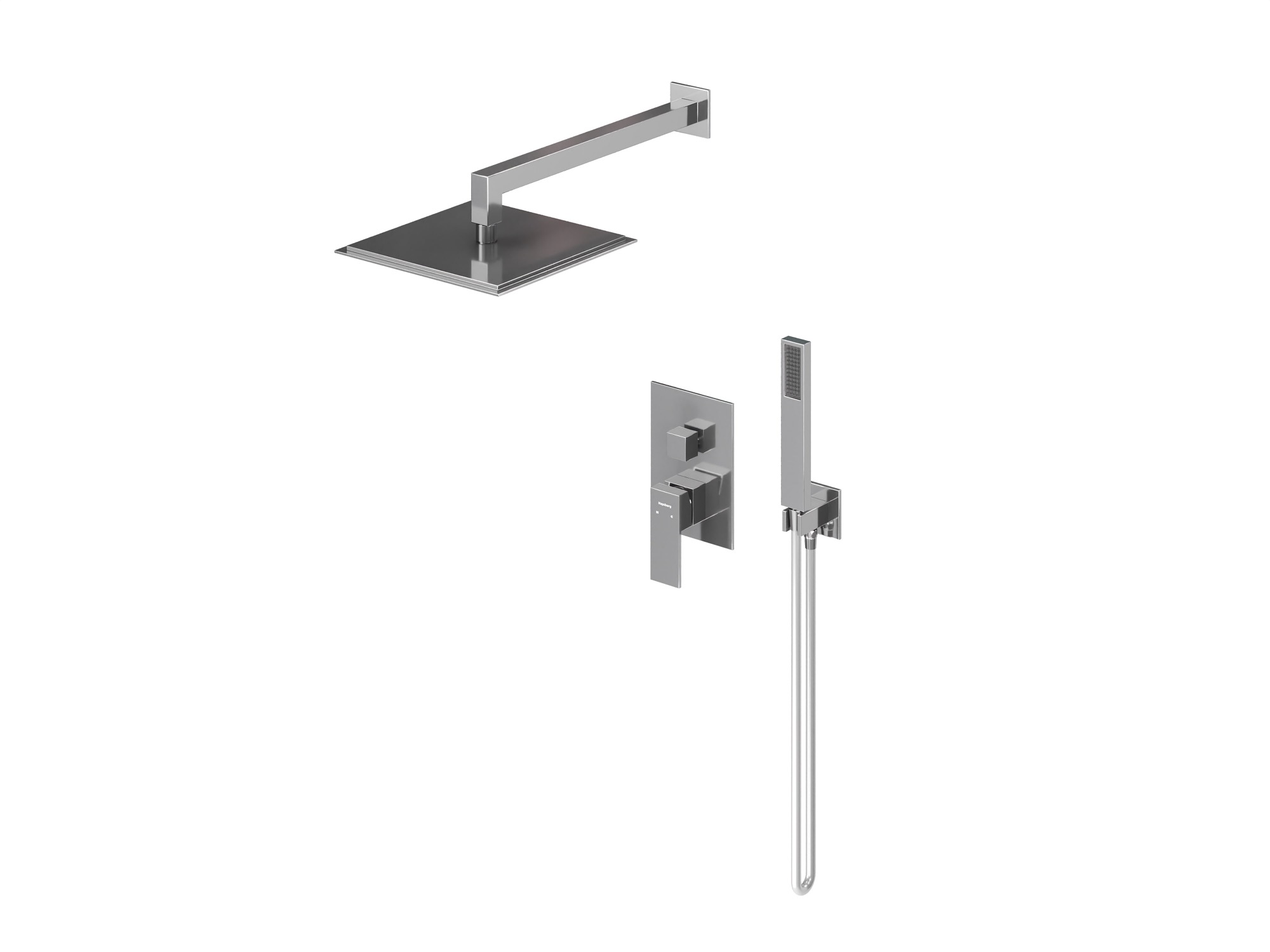 HB-1002CH Хром Встраиваемая душевая система