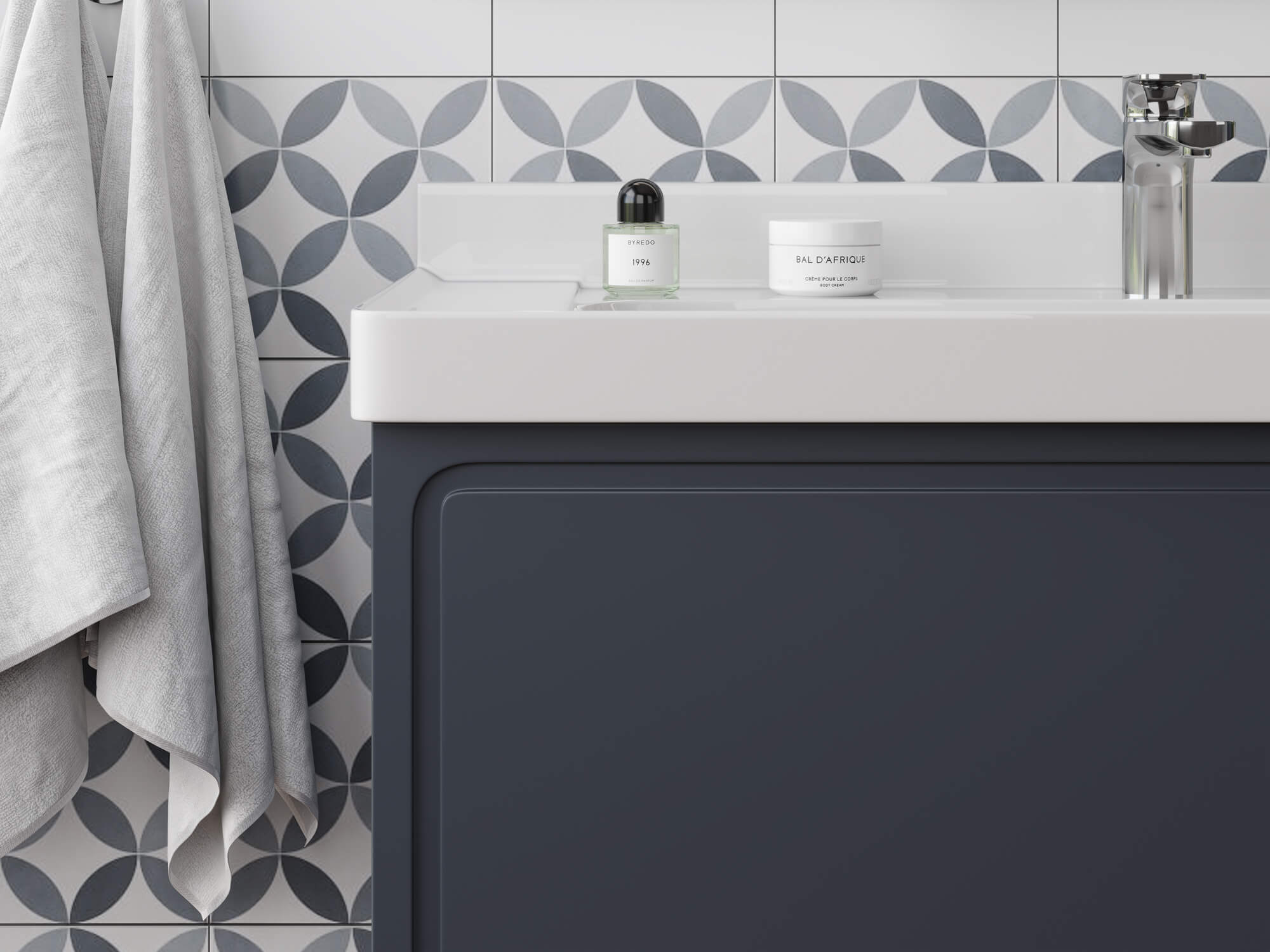 Тумба Izabel 100-2 Графит (Katy/Andrea 100)