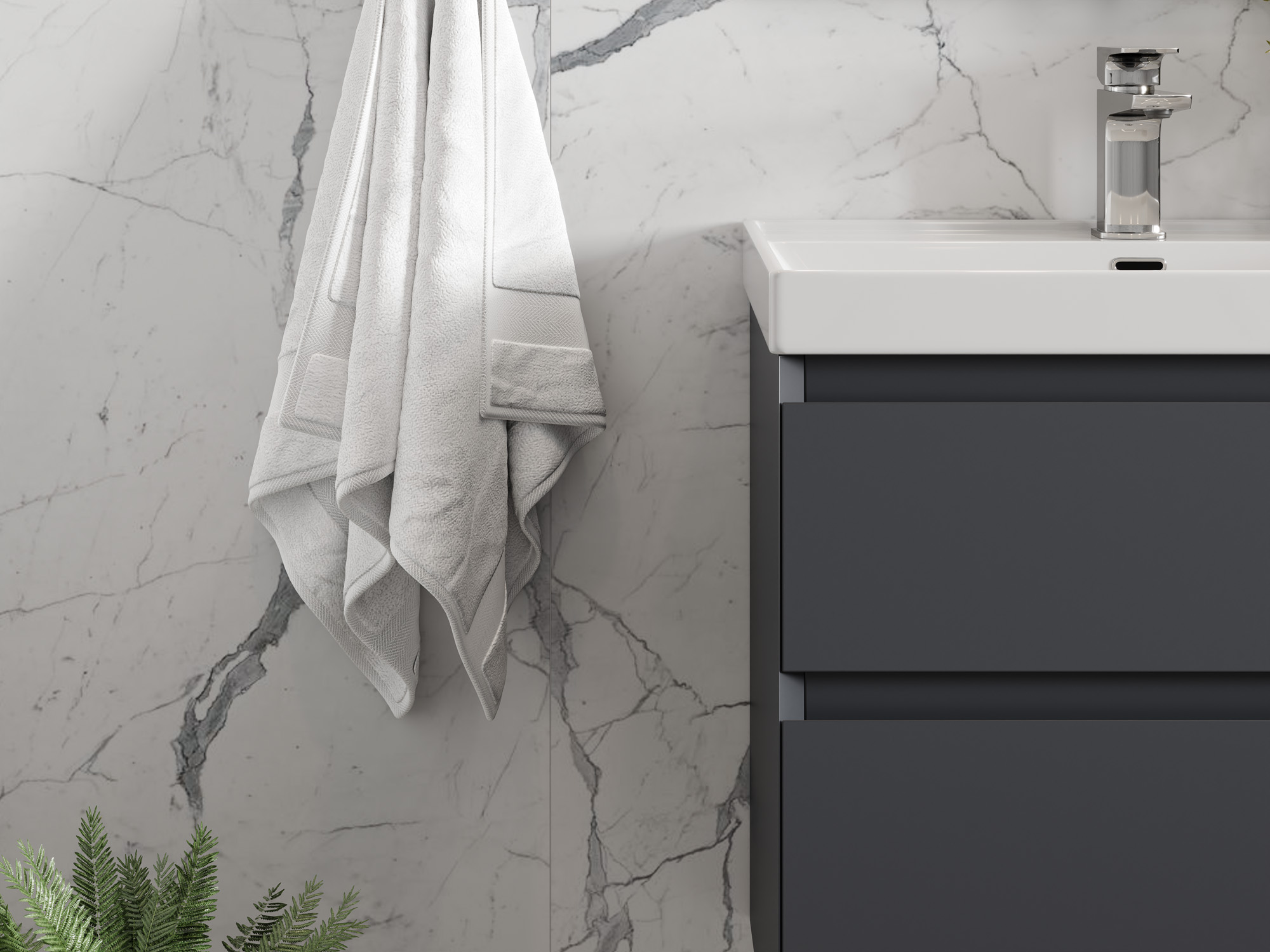 Тумба Laura 60-2 ПД Графит (Classic/iris 60)