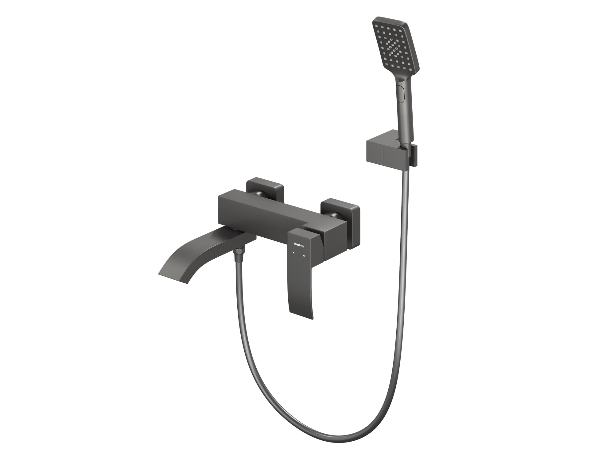 HB-3009GG Стальной Серый смеситель для ванны