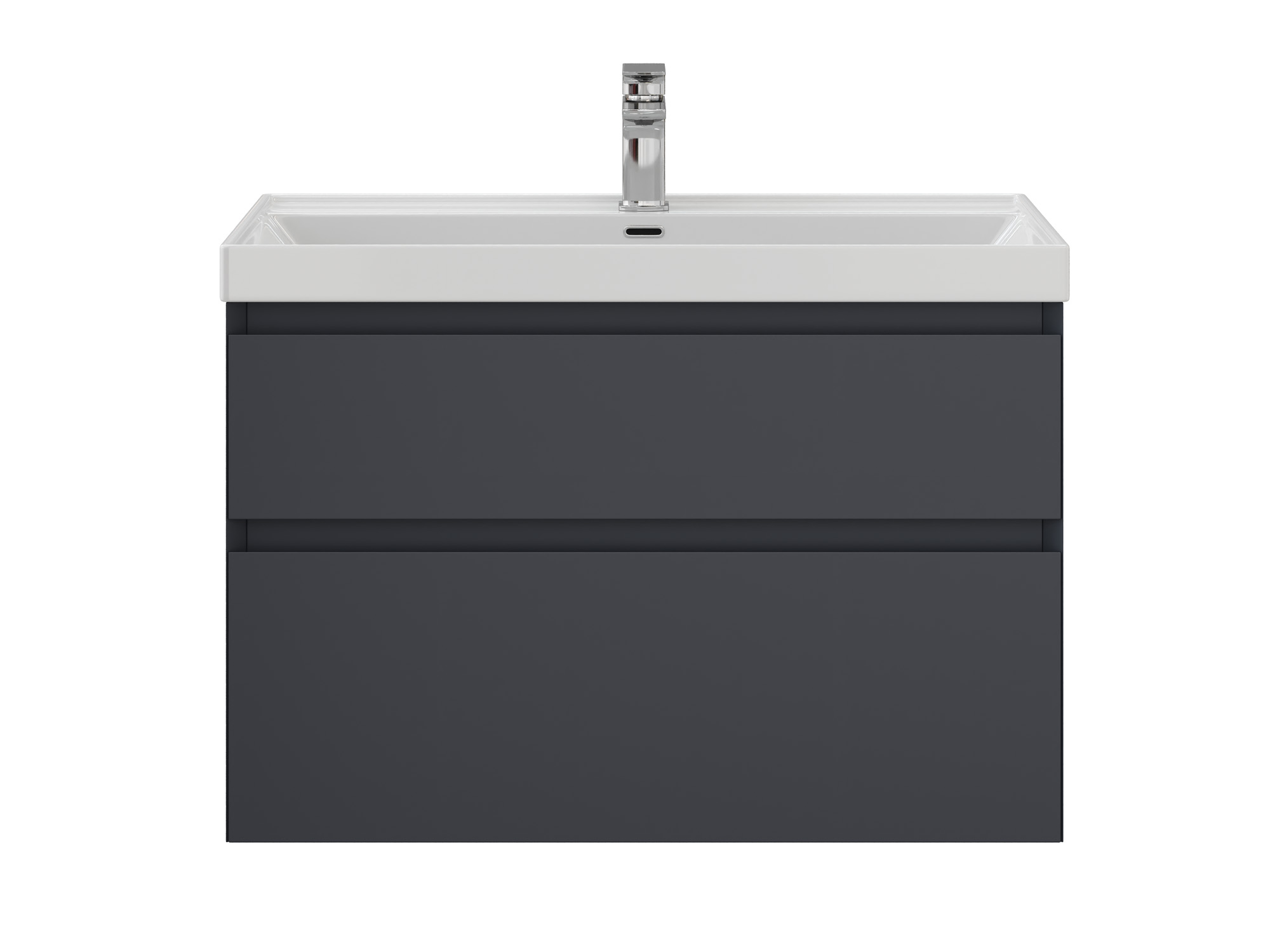 Тумба Laura 80-2 ПД Графит (Classic/iris 80)