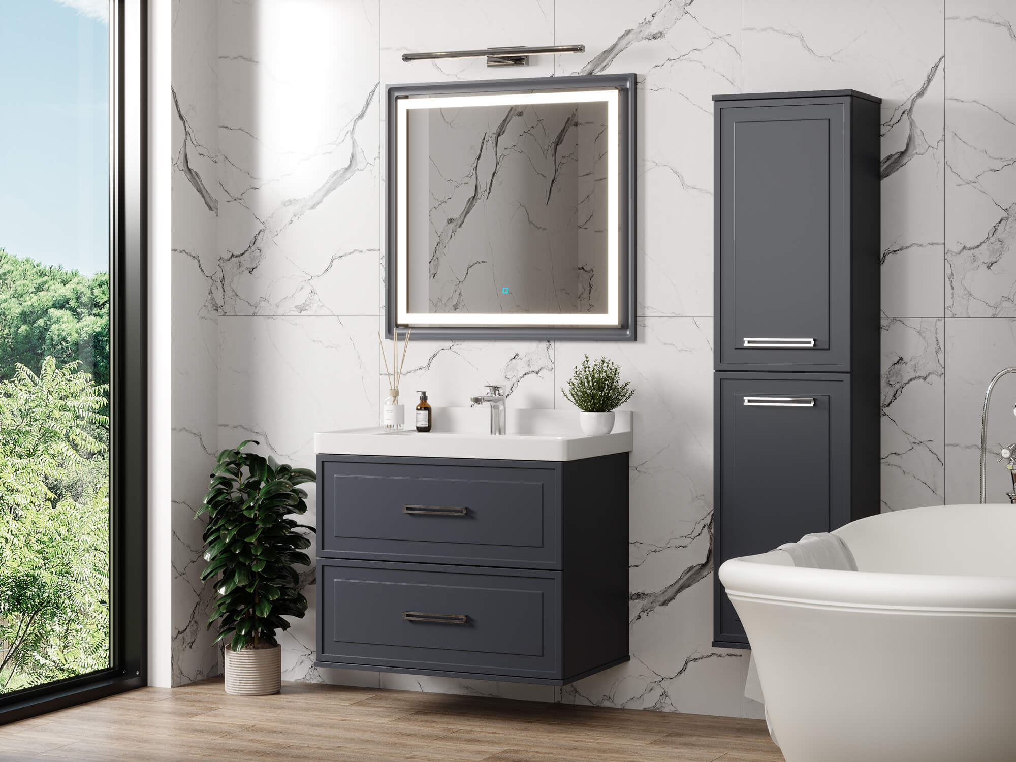 Тумба Katy 80-2 Графит (Katy 80)