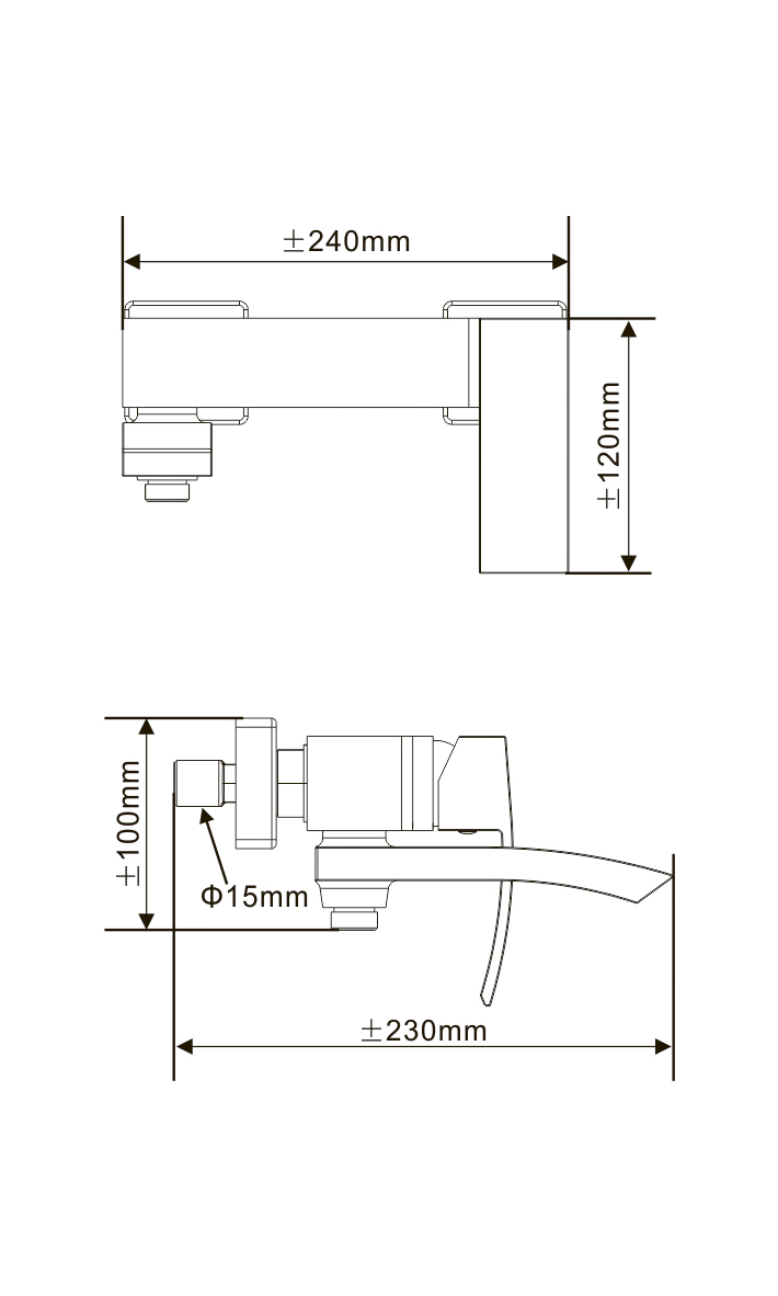HB-3009CA5 Кофеин смеситель для ванны
