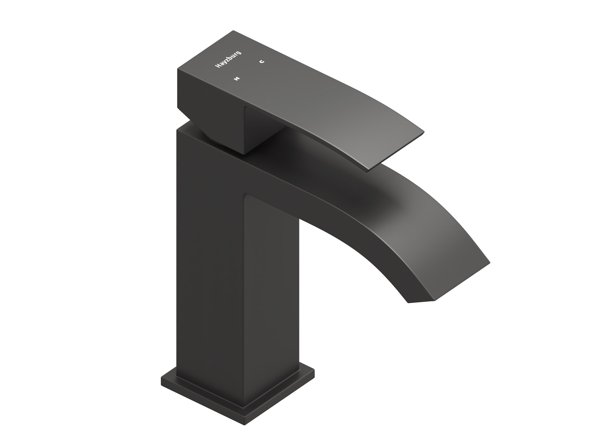 HB-3007GG Стальной Серый смеситель для умывальника