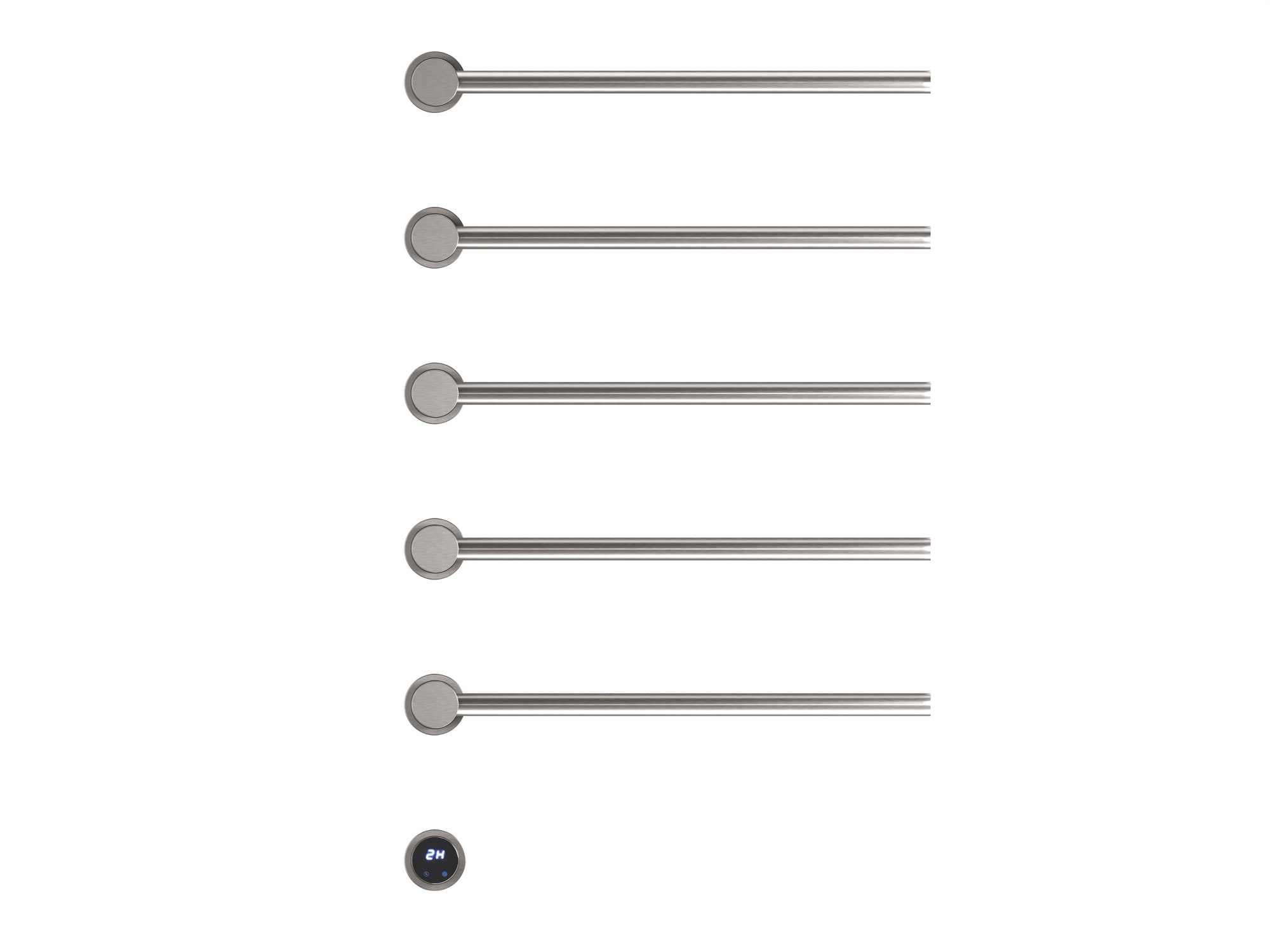 HB-006-5BN Матовый Никель Полотенцесушитель встраиваемый электрический