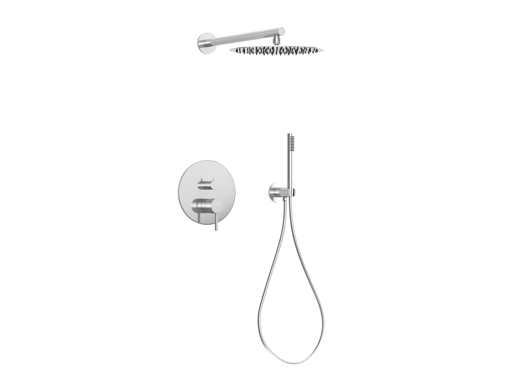 HB-2002CH Хром Встраиваемая душевая система