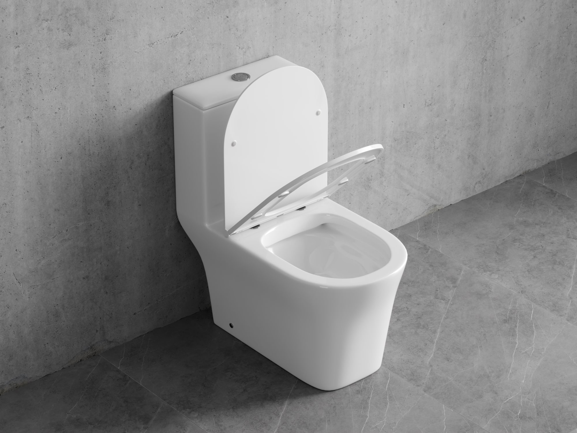 Унитаз-моноблок напольный Sandra Дюропласт