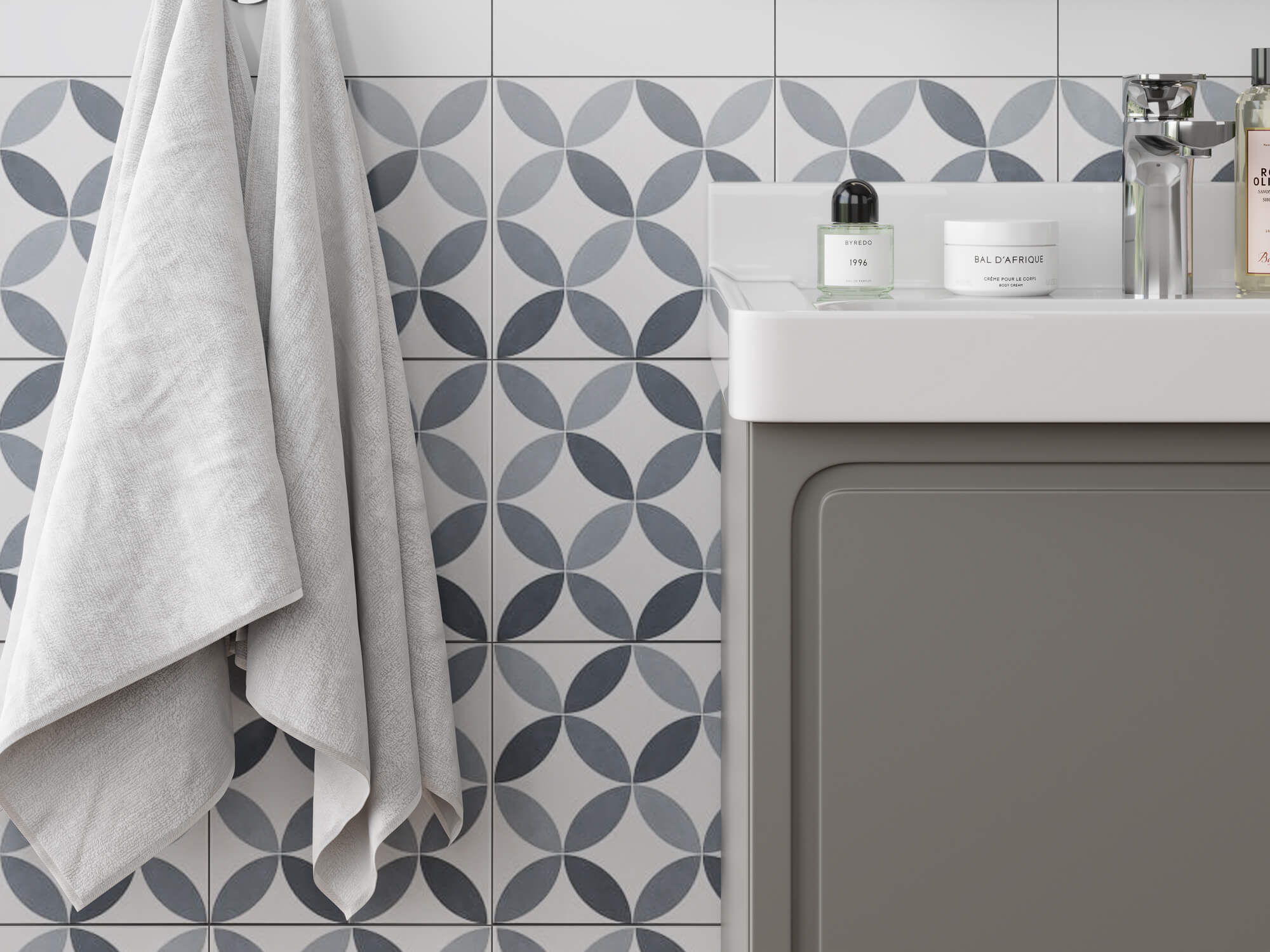 Тумба Izabel 60-2 Серый К167 (Katy 60)