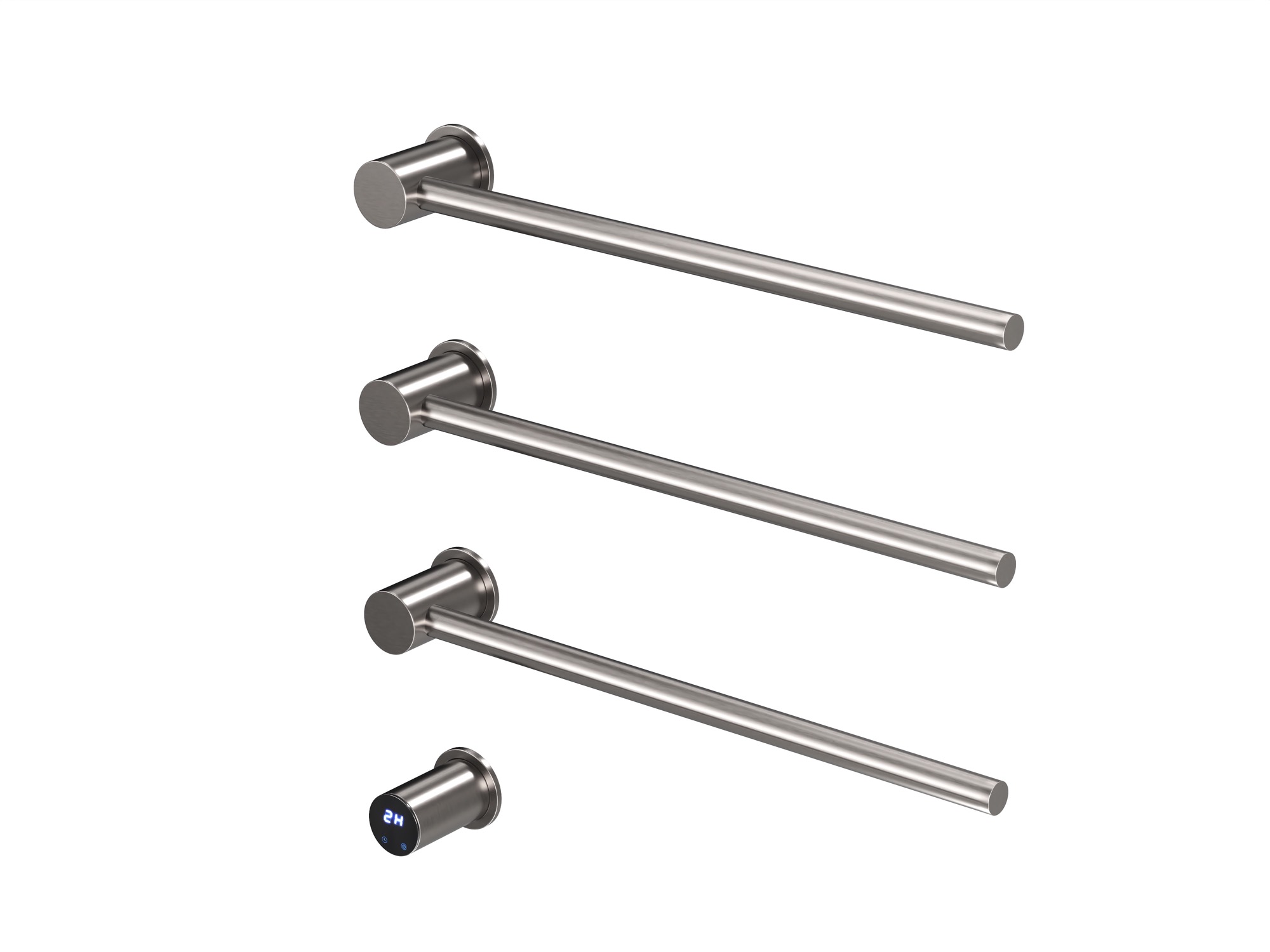 HB-006-3BN Матовый Никель Полотенцесушитель встраиваемый электрический