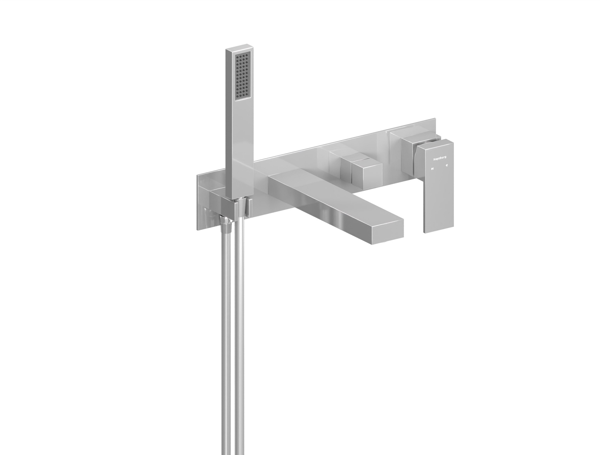 HB-1004CH Хром Встраиваемый смеситель для ванны