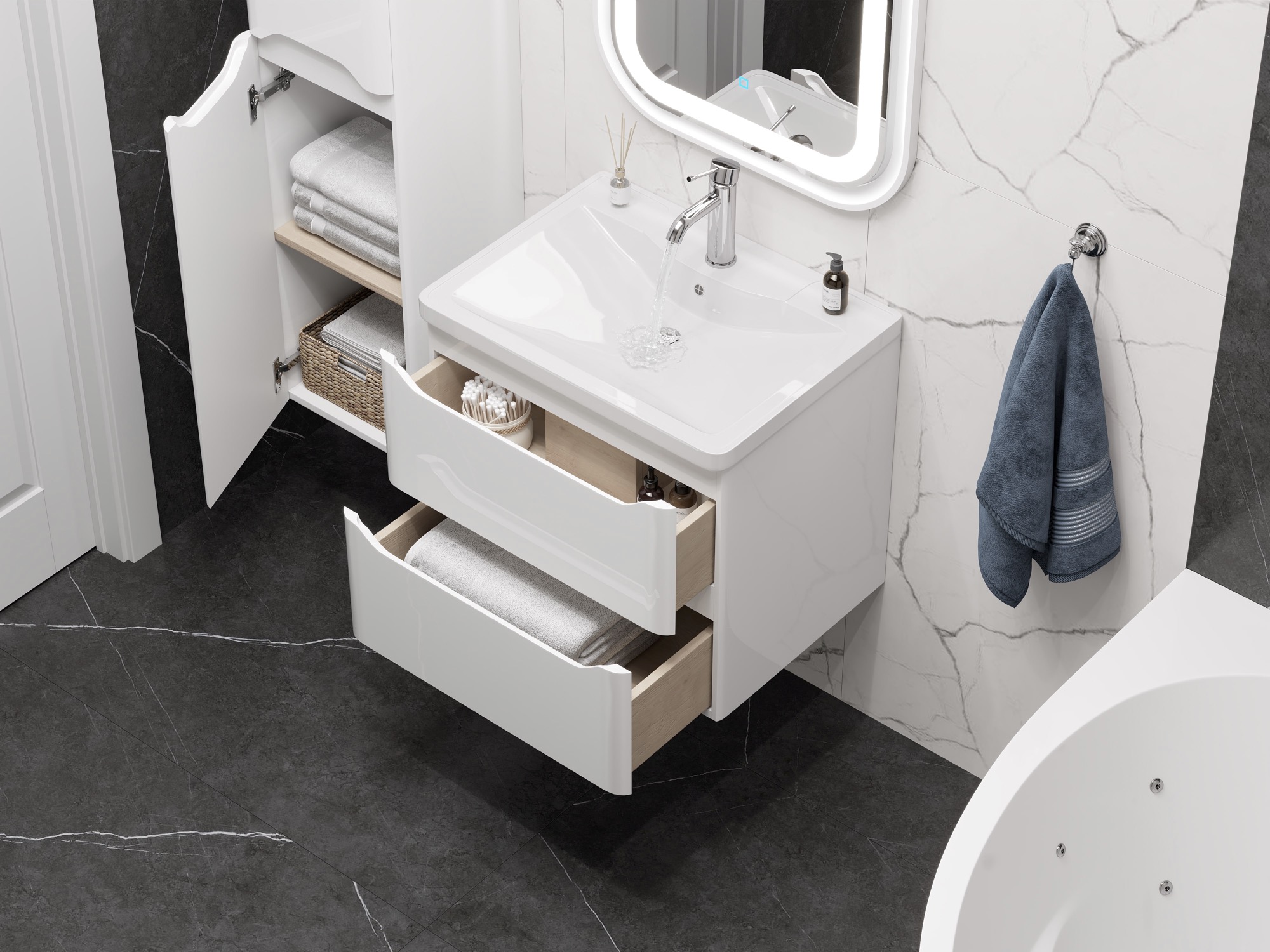 Тумба Monica 70-2 ПД (Atlantika 70)