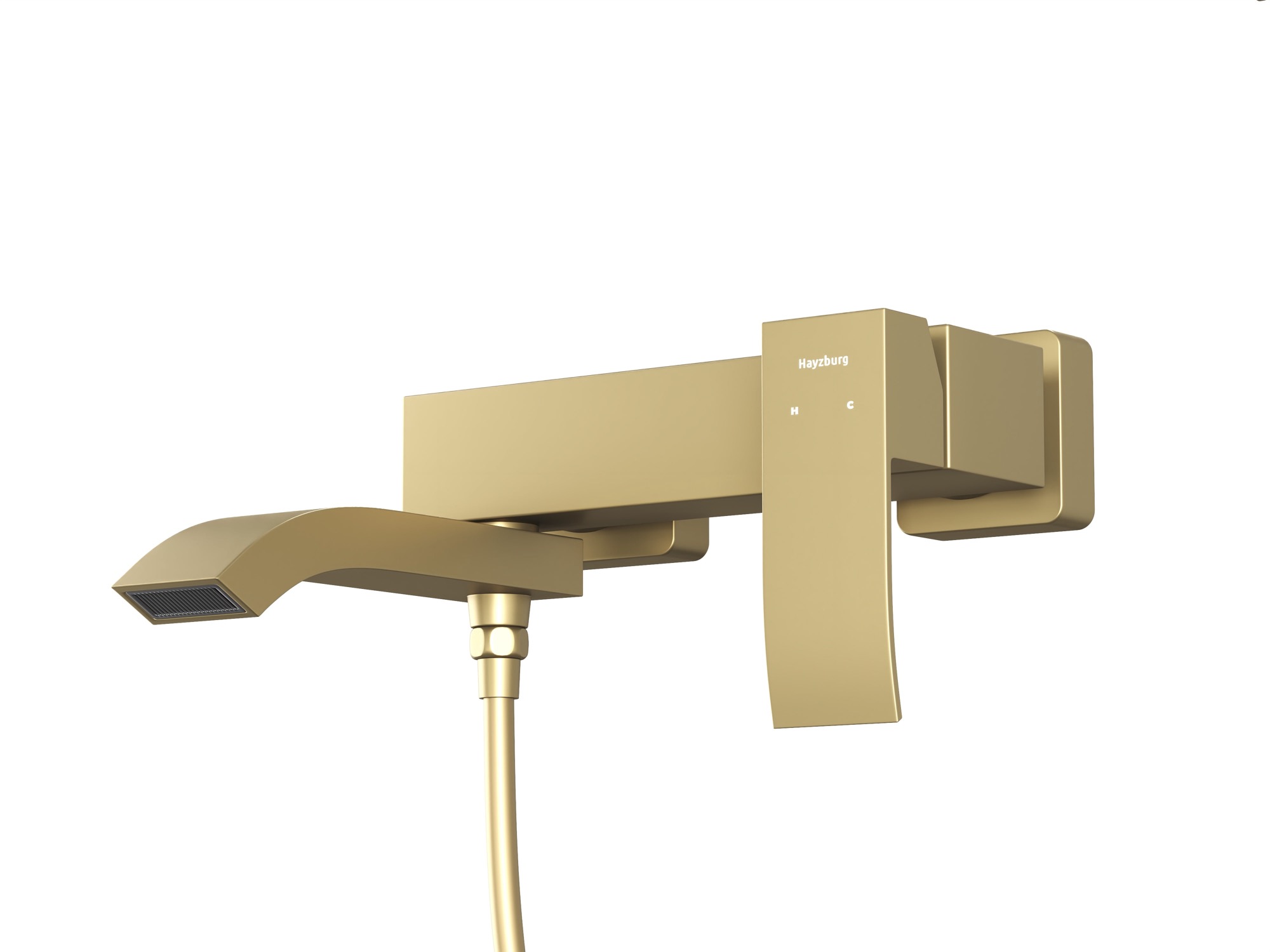 HB-3009BG Матовое Золото смеситель для ванны