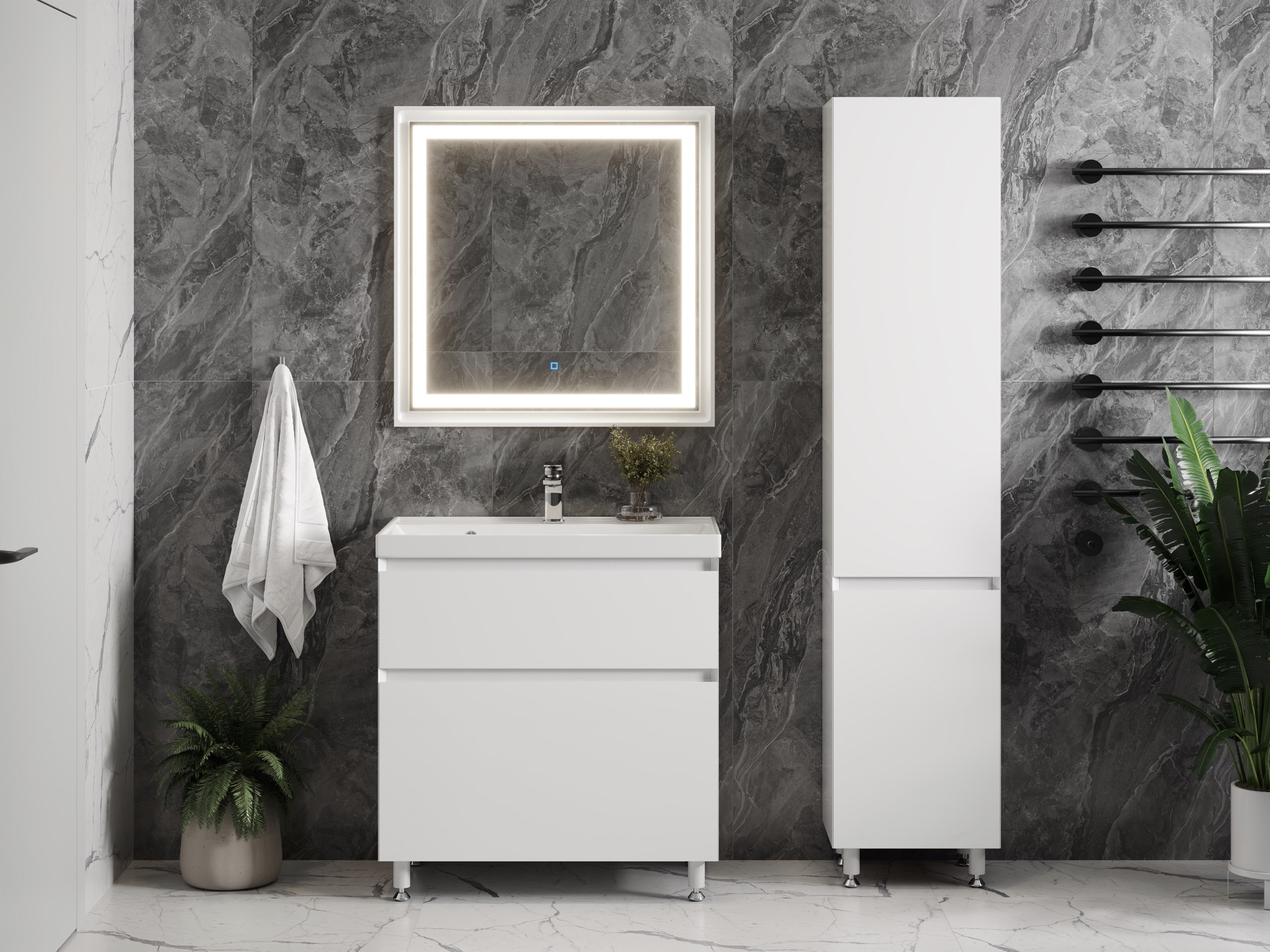 Тумба Laura 100-2 (Classic/iris 100)