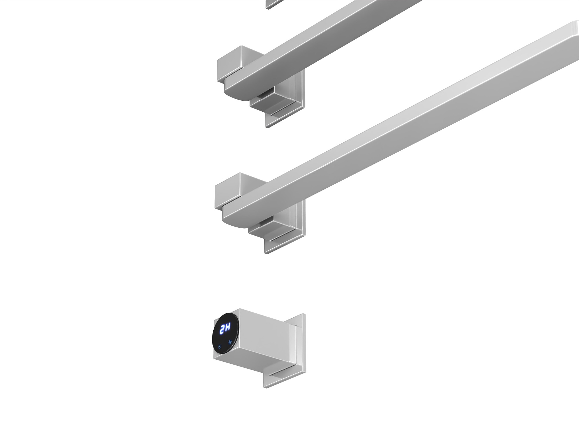 HB-015-4CH Хром Полотенцесушитель встраиваемый электрический