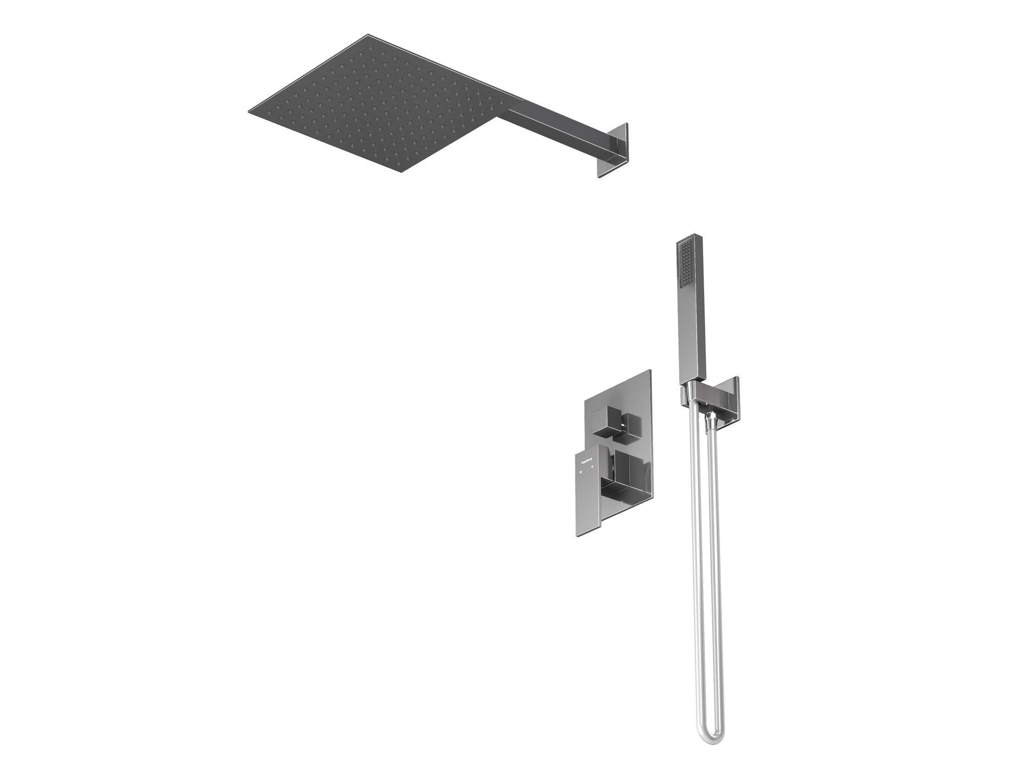 HB-1002CH Хром Встраиваемая душевая система