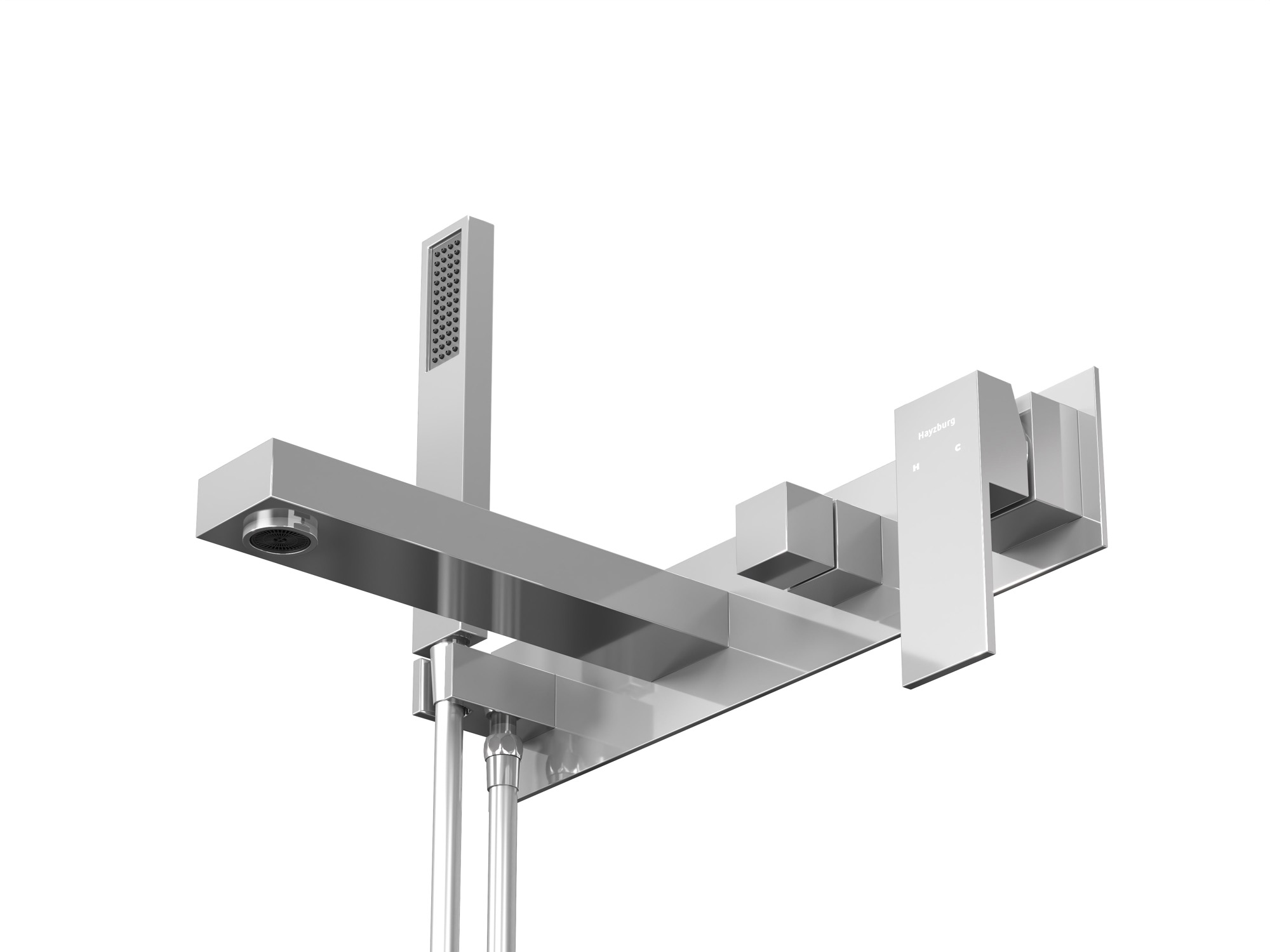 HB-1004CH Хром Встраиваемый смеситель для ванны
