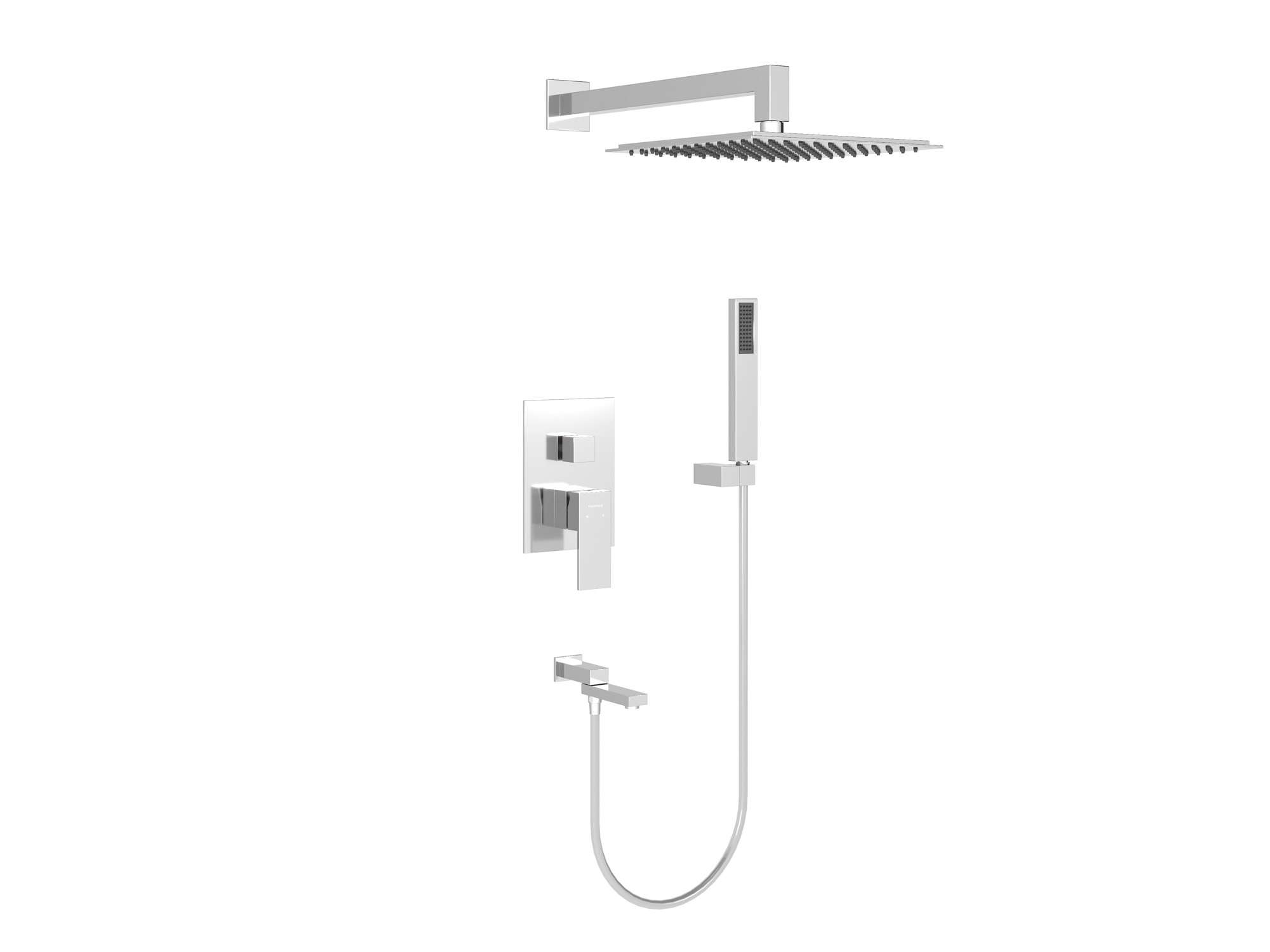 HB-1001CH Хром Встраиваемая душевая система