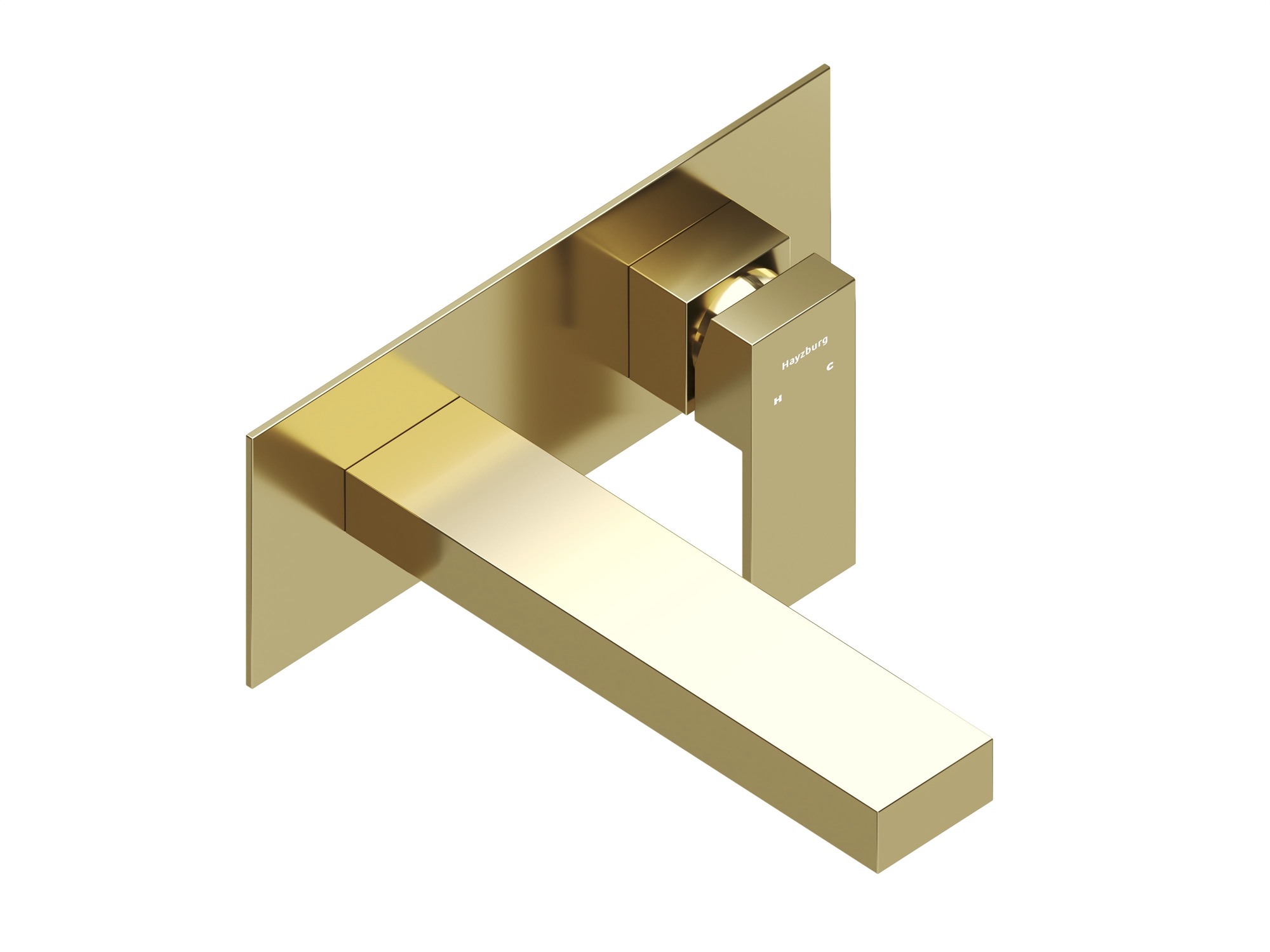 HB-1003GO Золото Встраиваемый смеситель для умывальника