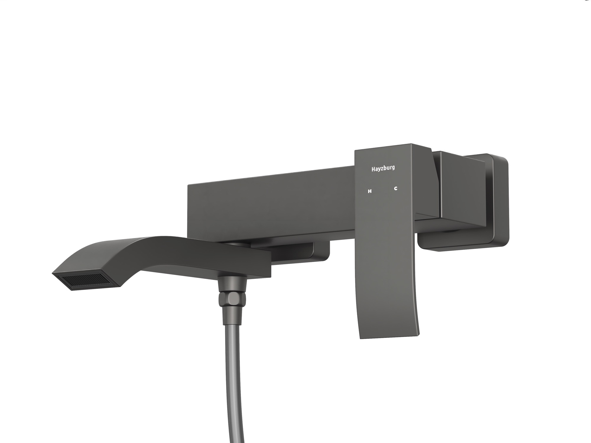 HB-3009GG Стальной Серый смеситель для ванны