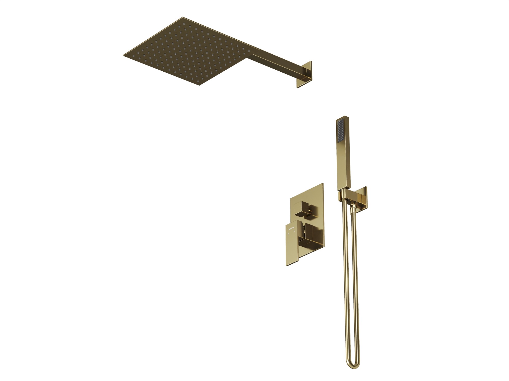 HB-1002GO Золото Встраиваемая душевая система