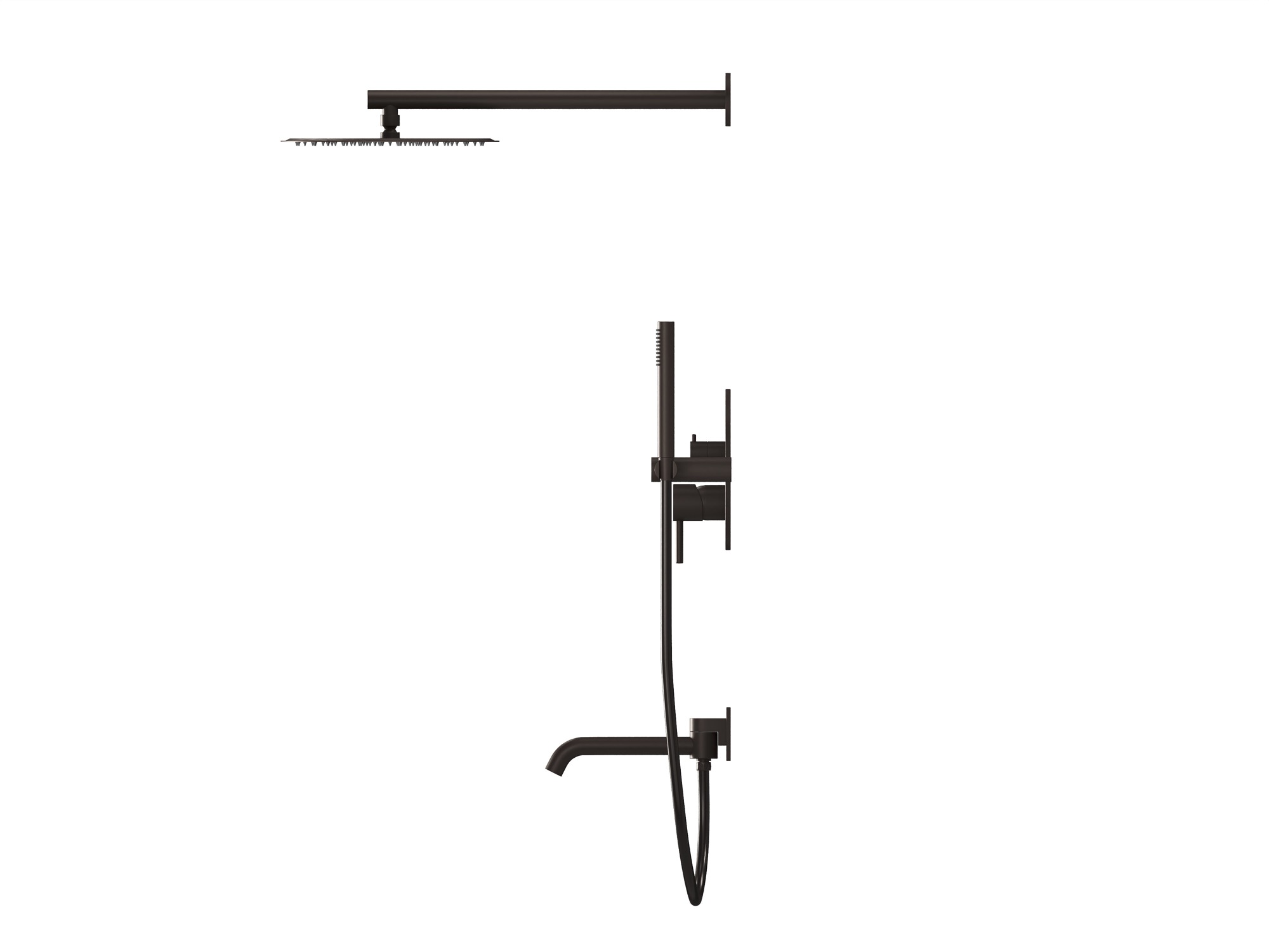 HB-2001CA Кофеин Встраиваемая душевая система