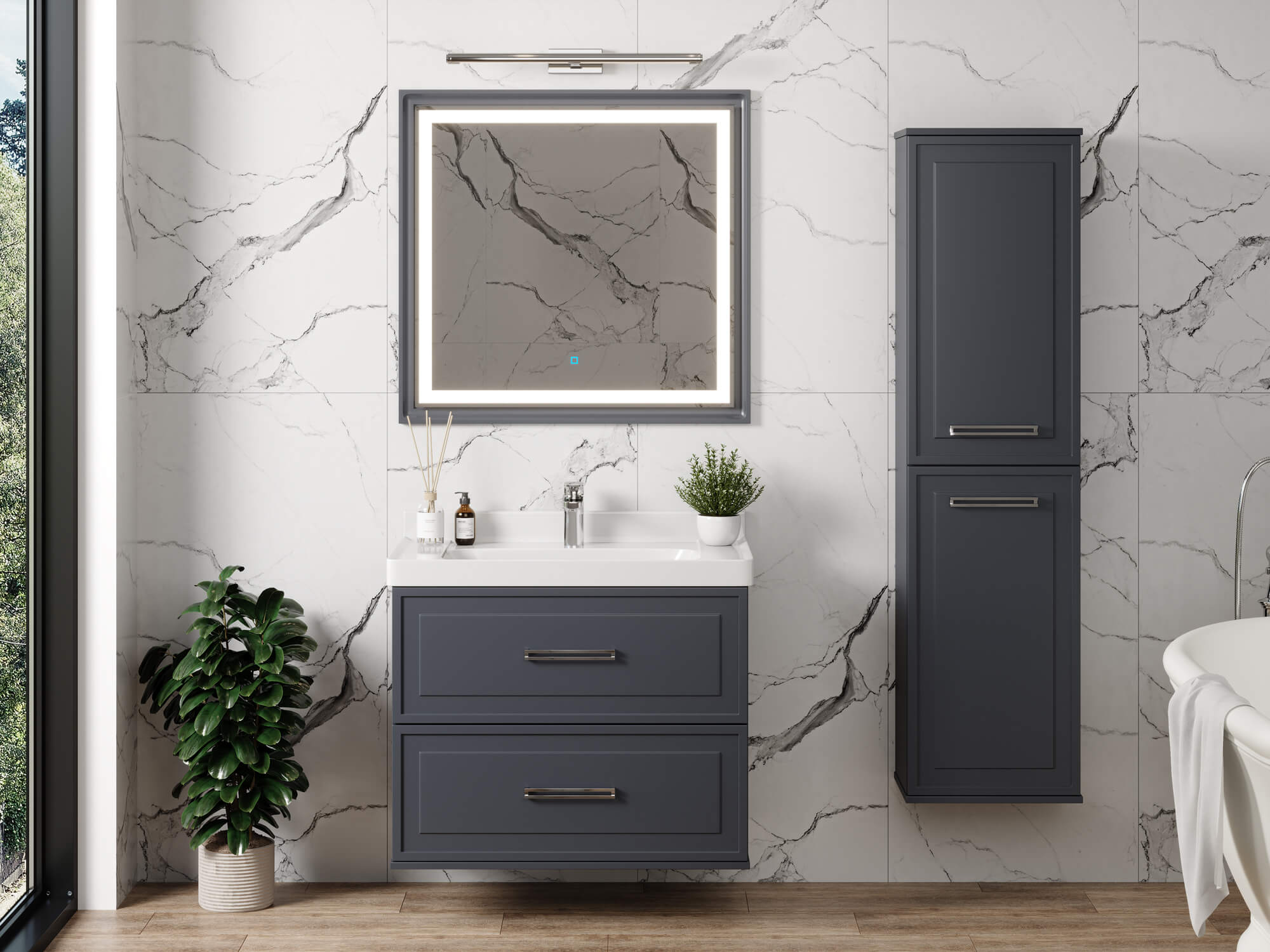 Тумба Katy 80-2 Графит (Katy 80)