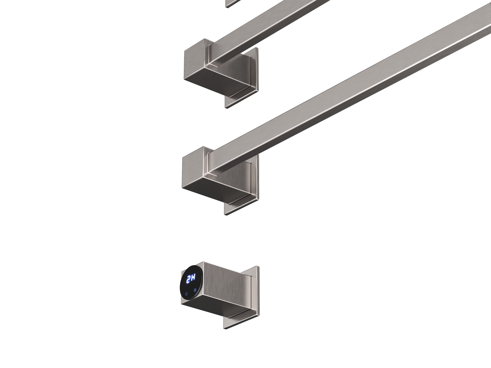 HB-016-5BN Матовый Никель Полотенцесушитель встраиваемый электрический