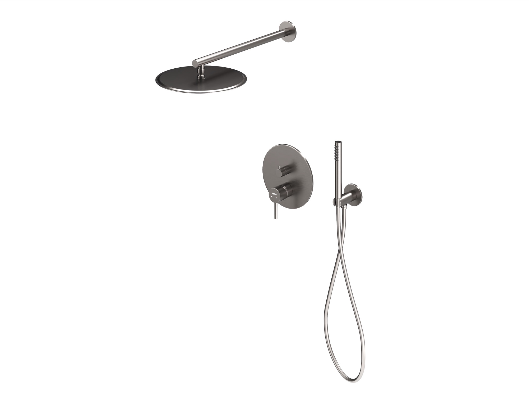 HB-2002BN Матовый Никель Встраиваемая душевая система