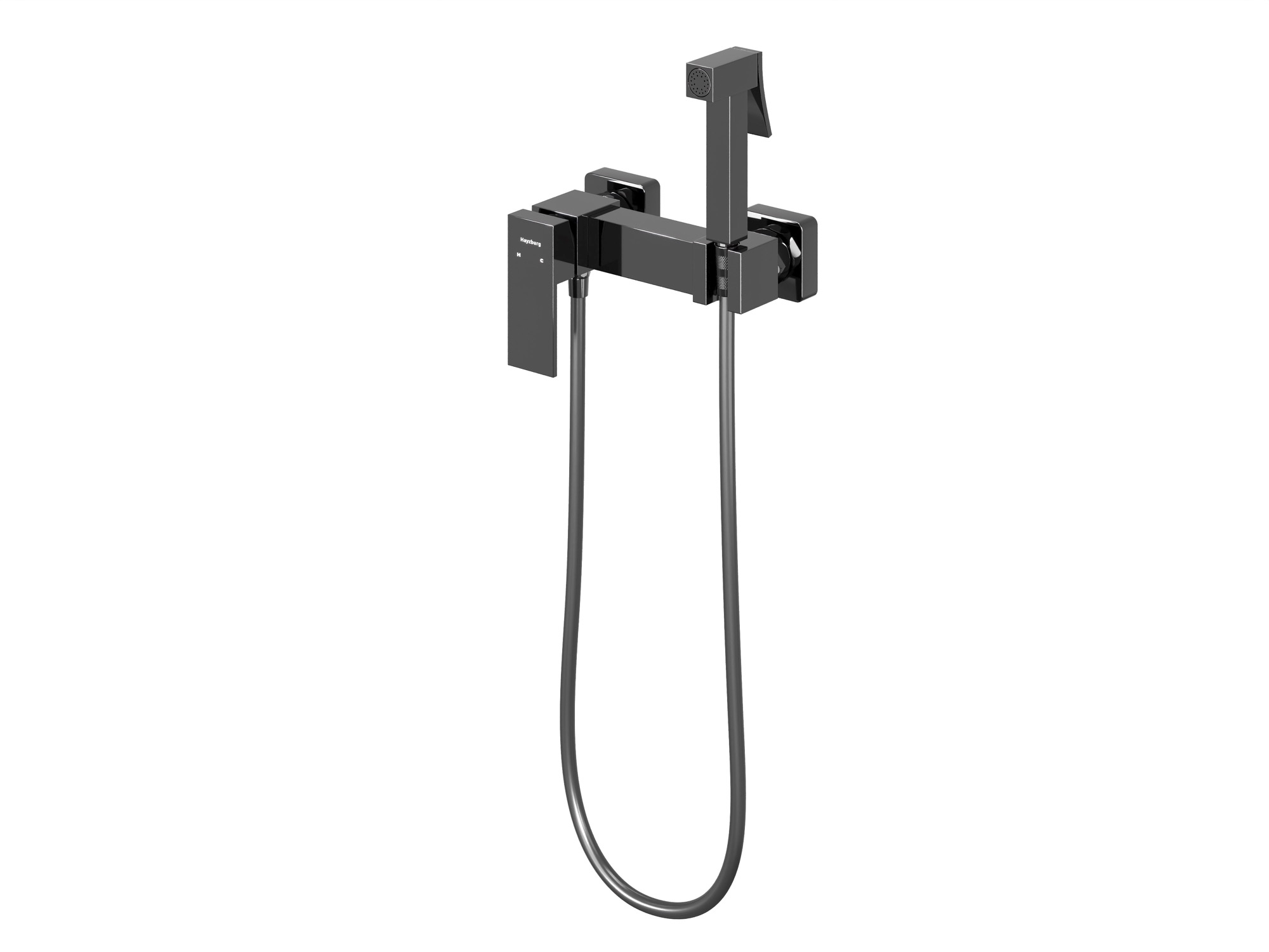 HB-1006BCH Чёрный хром гигиенический душ