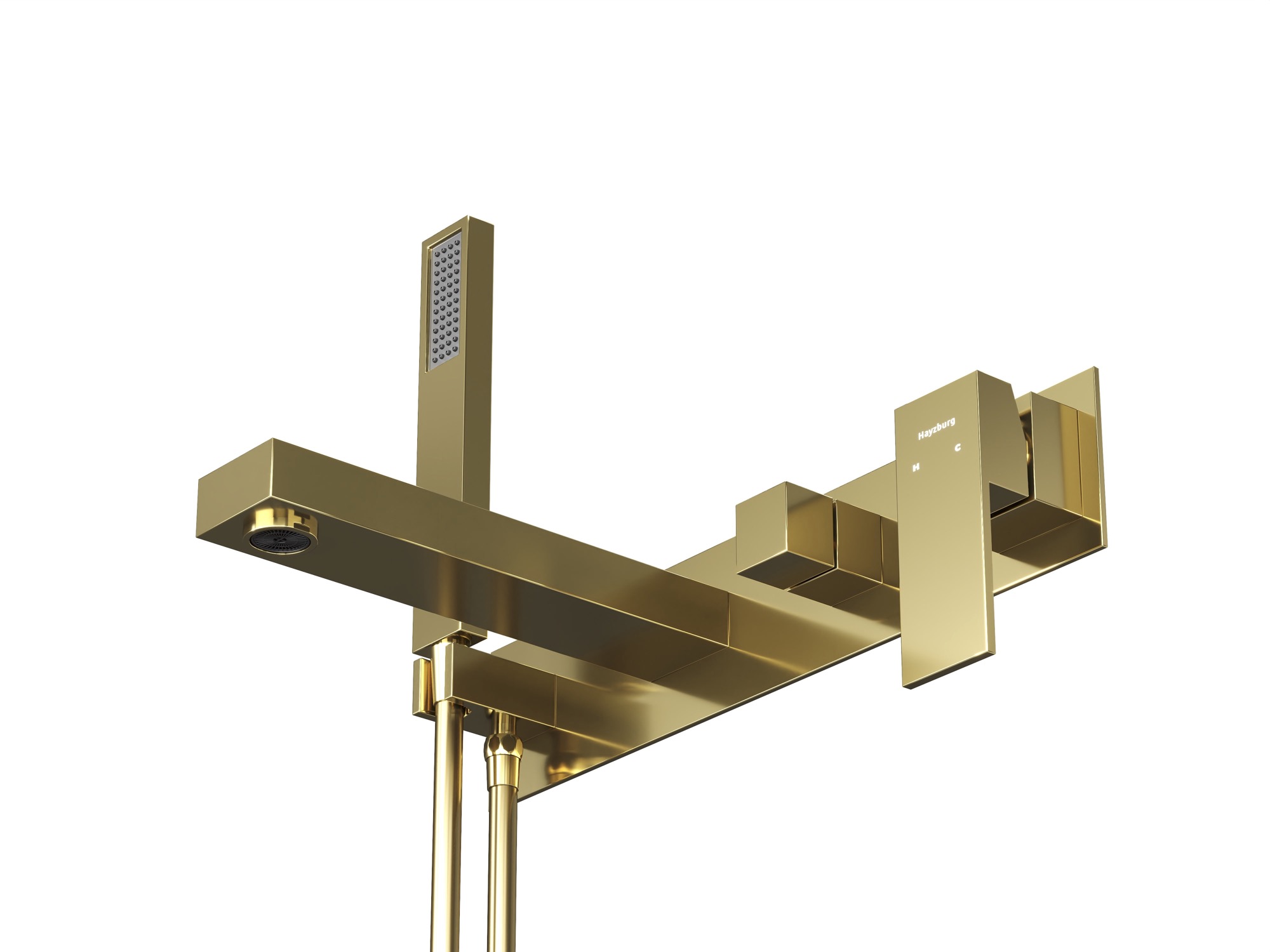 HB-1004GO Золото Встраиваемый смеситель для ванны