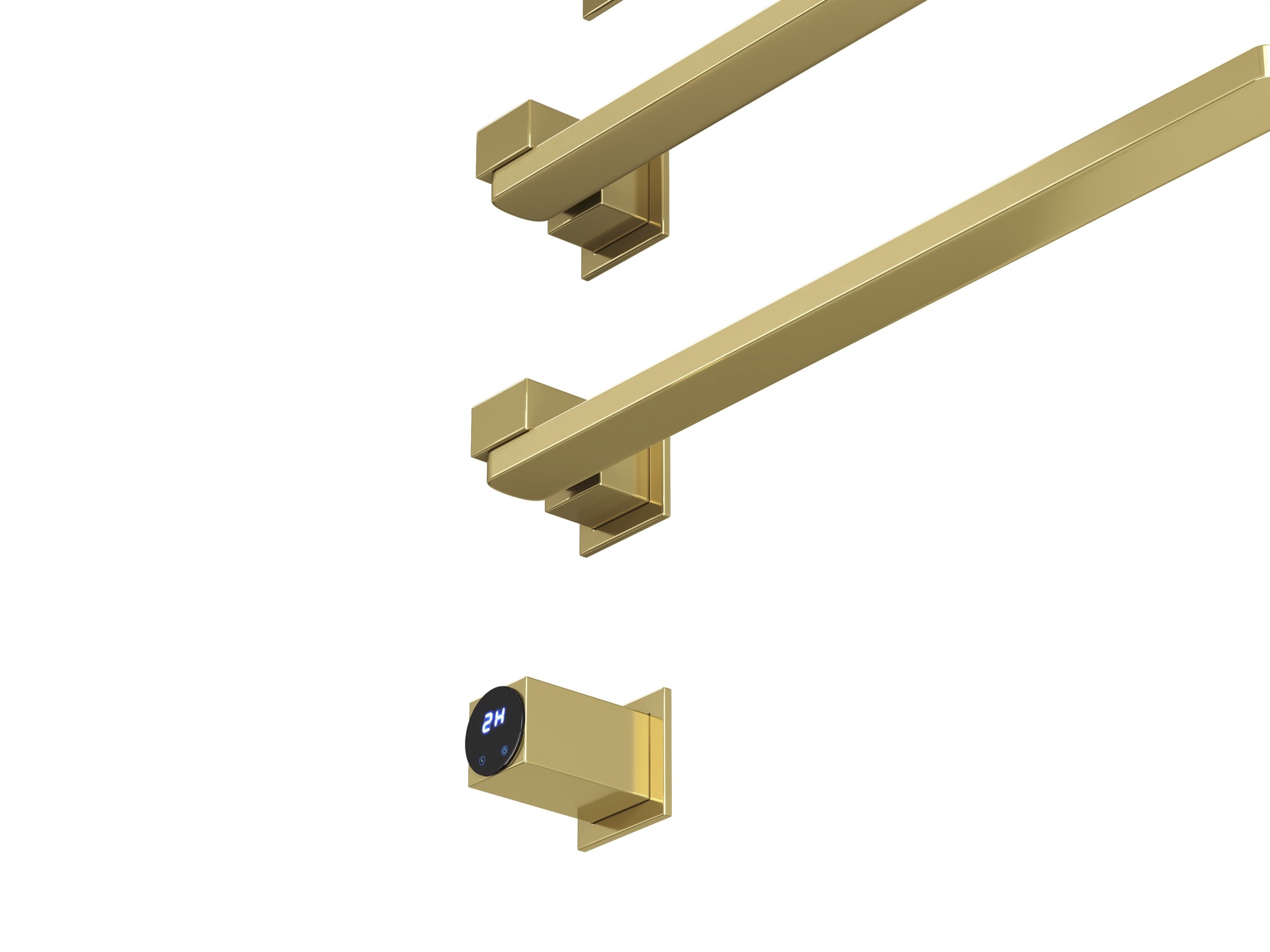 HB-015-4GO Золото Полотенцесушитель встраиваемый электрический