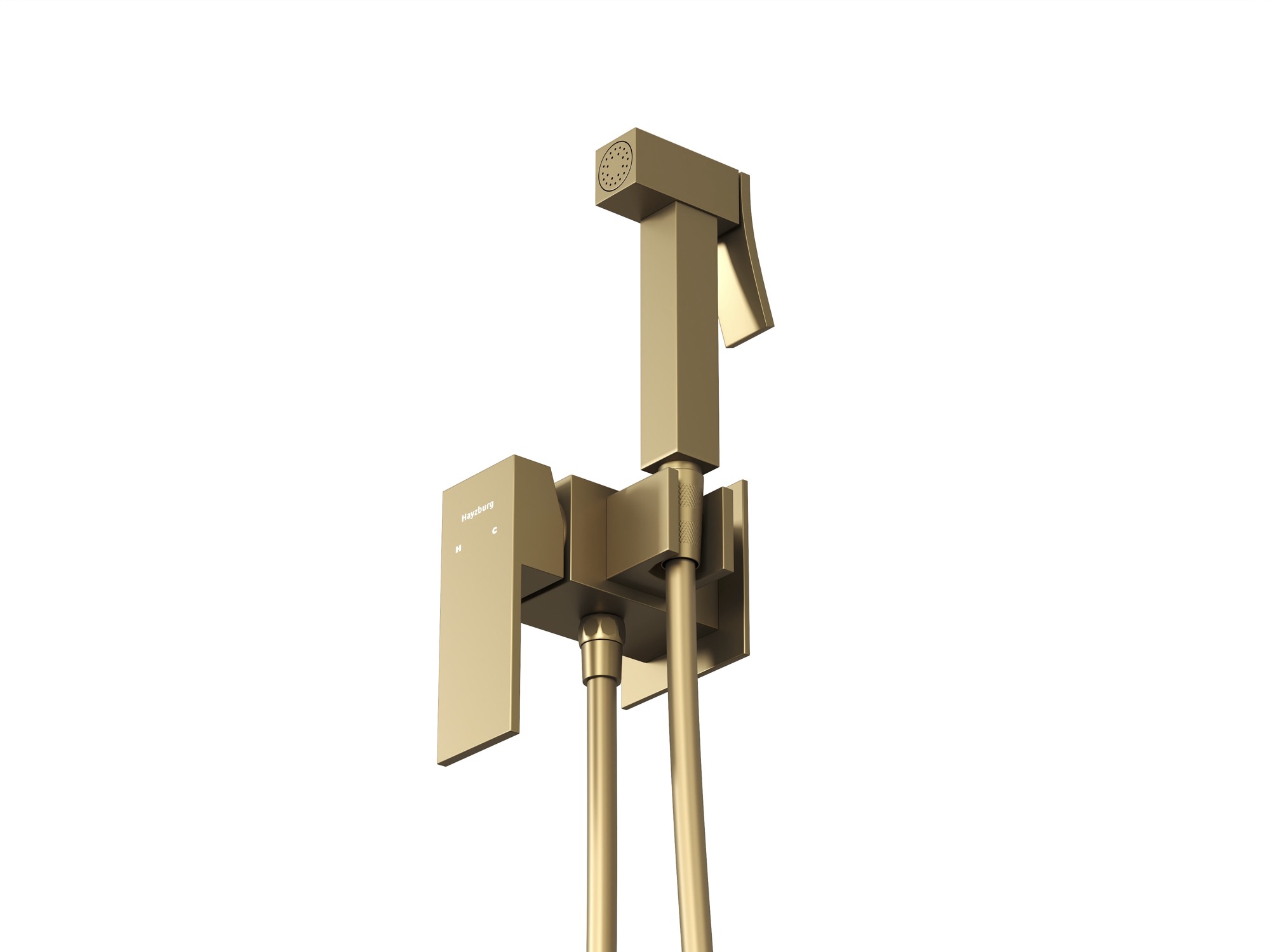 HB-1005BG Матовое Золото Встраиваемый гигиенический душ