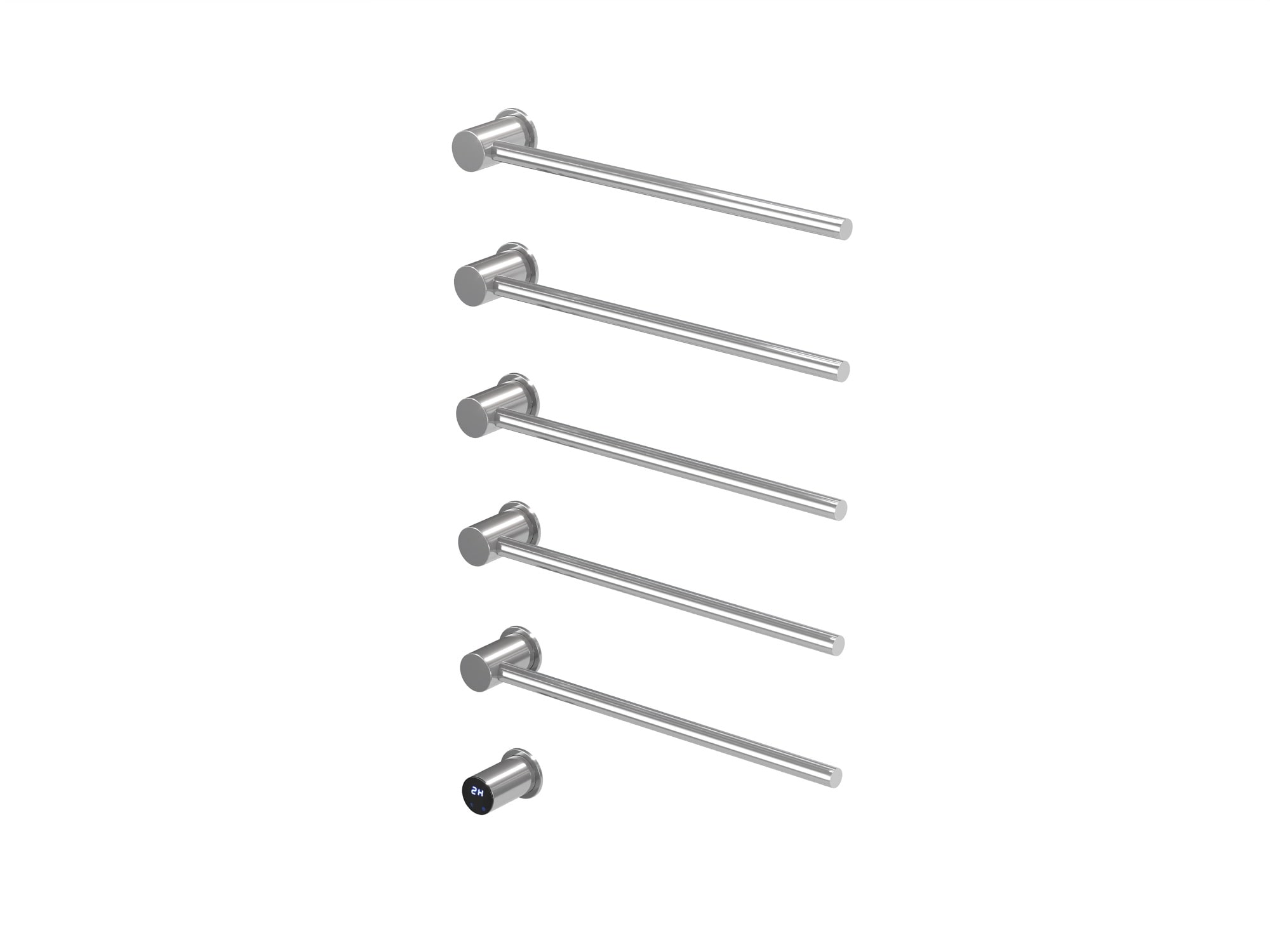 HB-006-5CH Хром Полотенцесушитель встраиваемый электрический