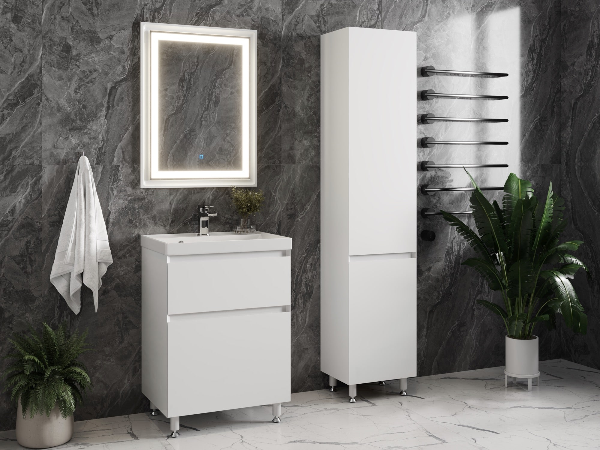 Тумба Laura 60-2 (Classic/iris 60)