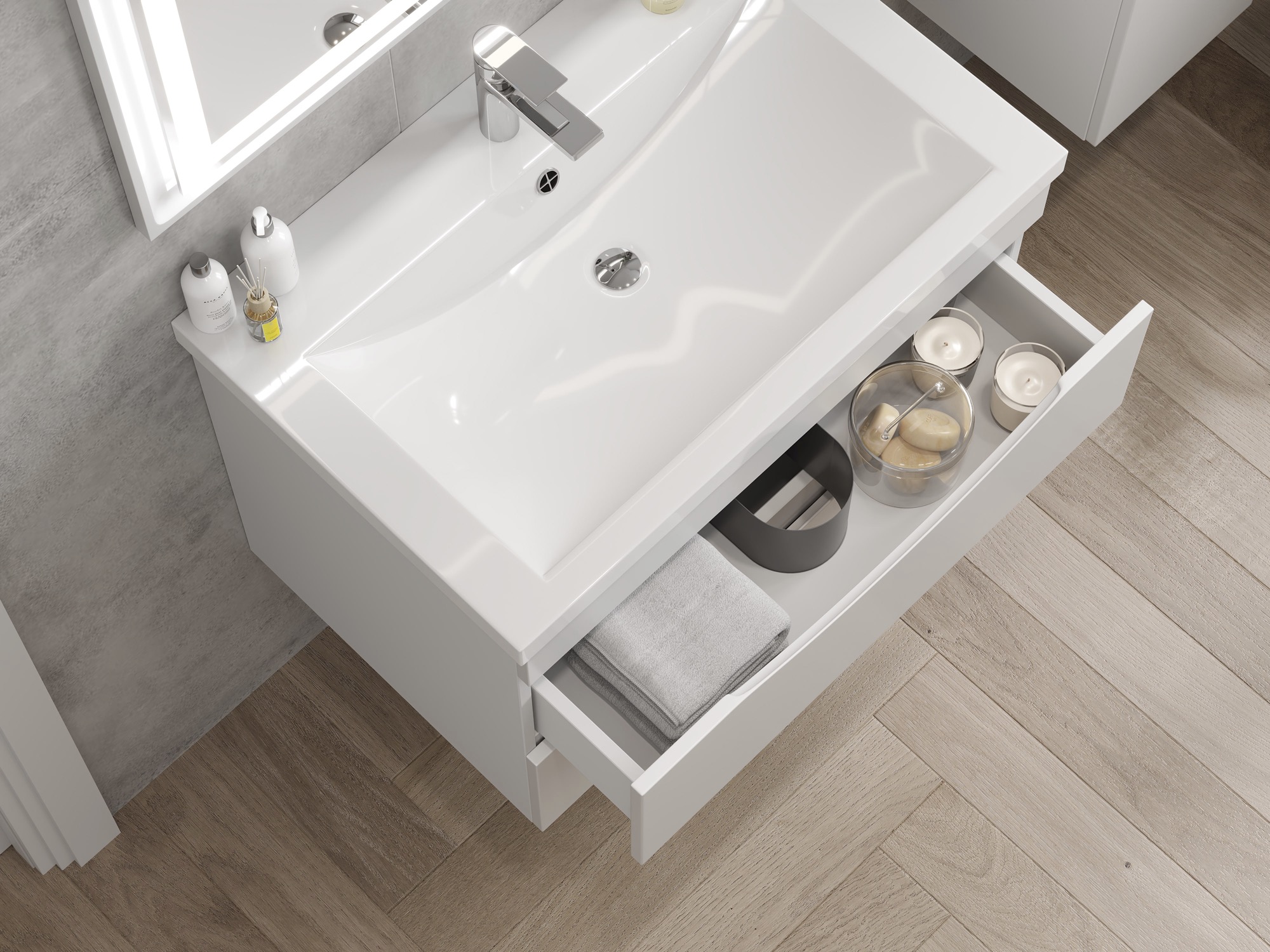 Тумба Silvana 75-2 Пд (Andrea 75)