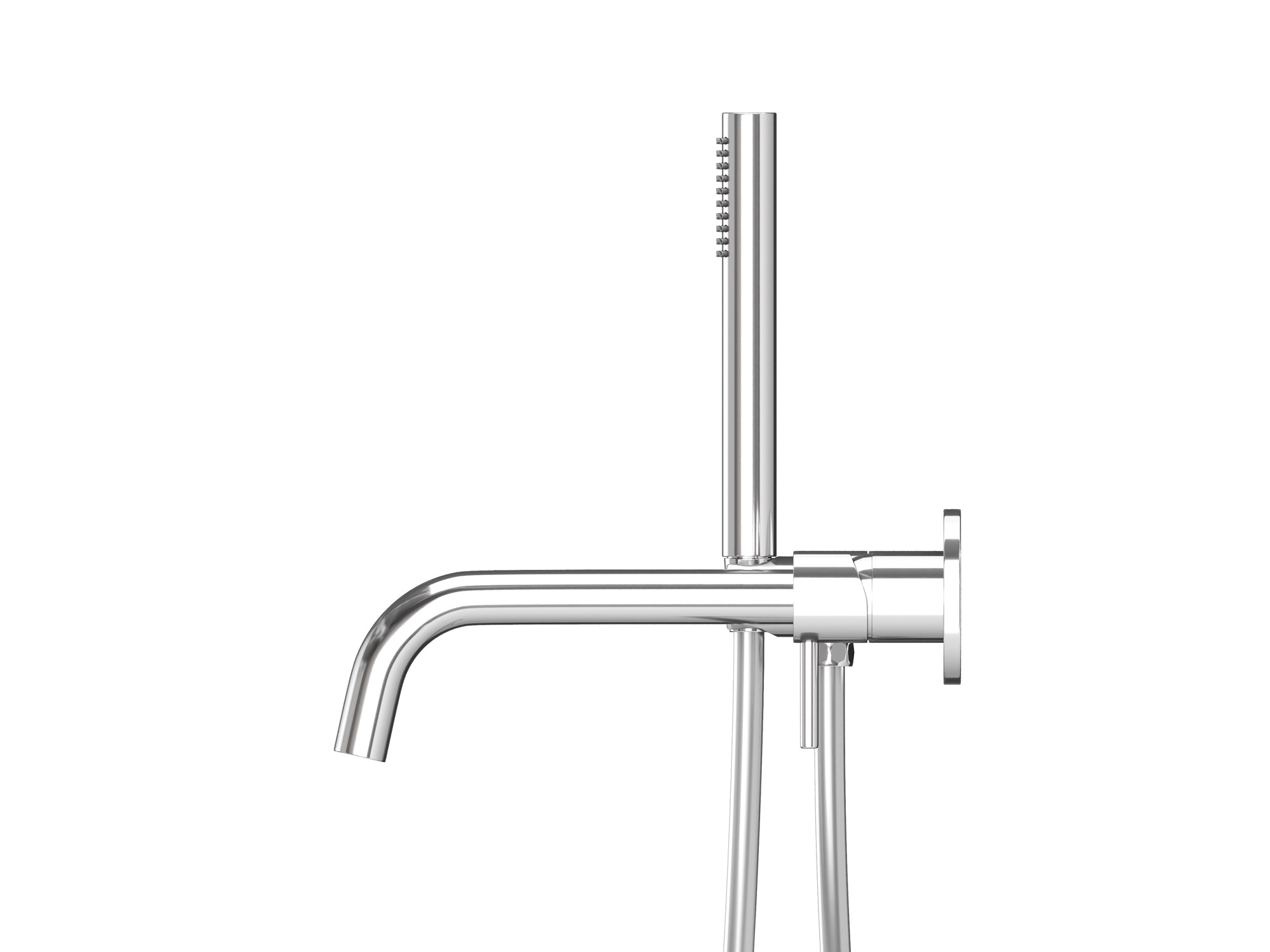 HB-2004CH Хром Встраиваемый смеситель для ванны