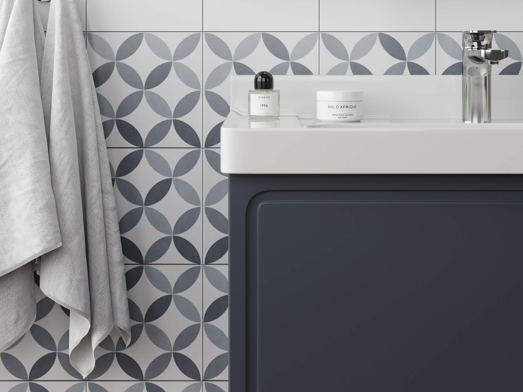 Тумба Izabel 80-2 Графит  (Katy 80)