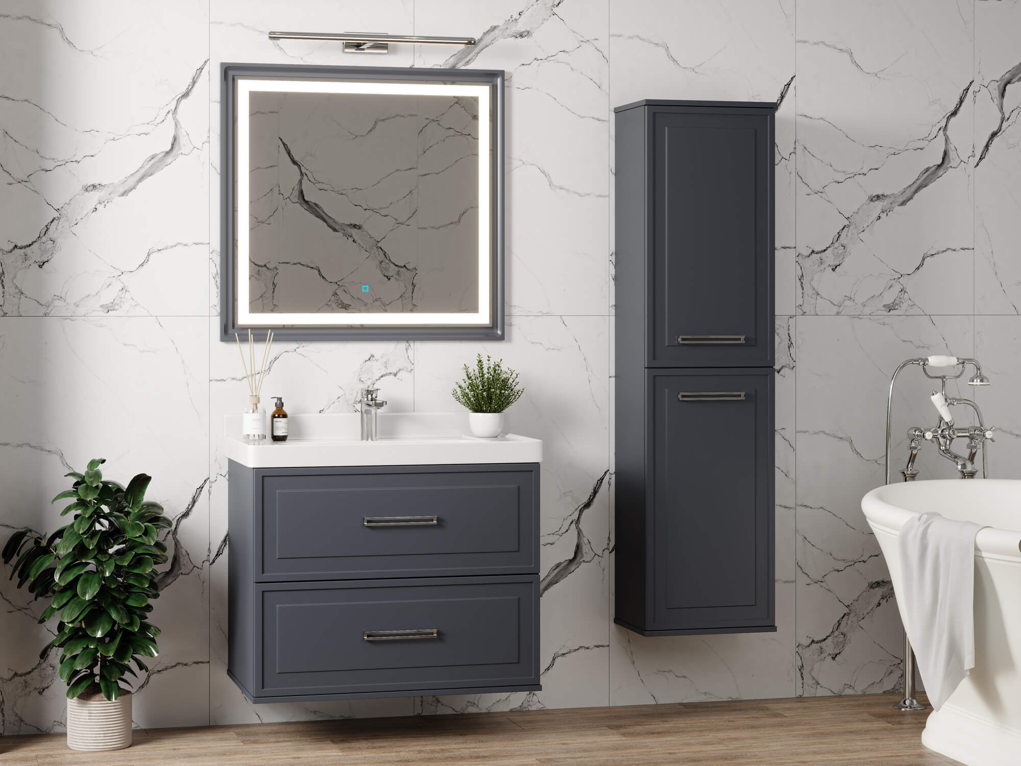 Тумба Katy 80-2 Графит (Katy 80)