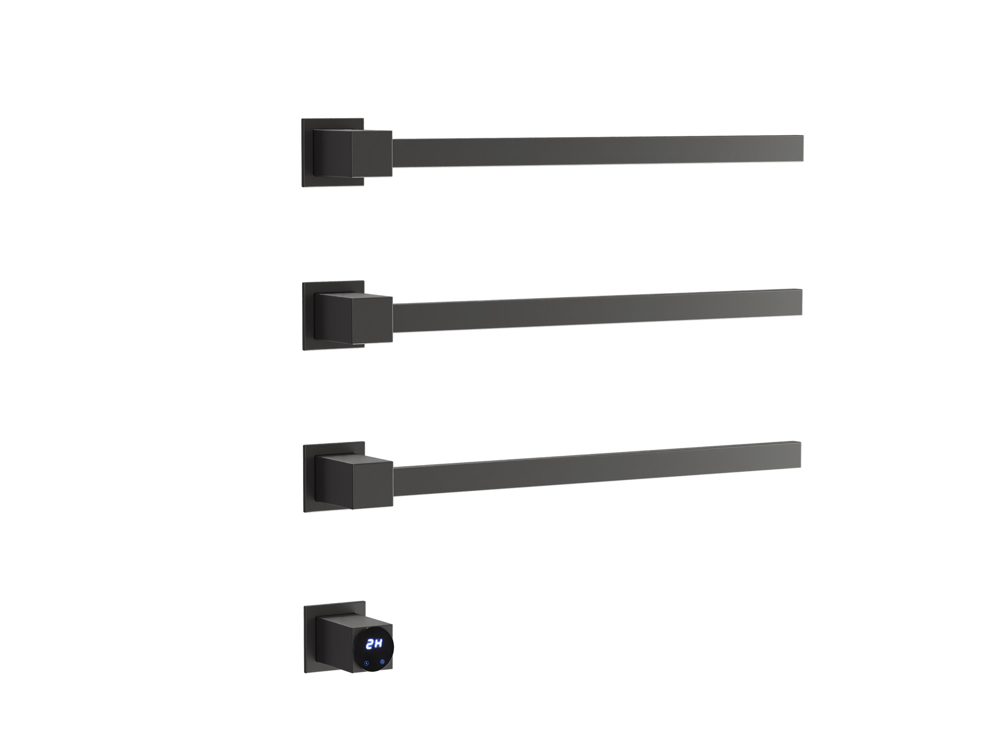 HB-016-3GG  Стальной серый Полотенцесушитель встраиваемый электрический