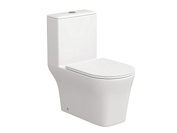 Унитаз-моноблок напольный Сандра Дюропласт