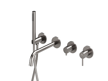 HB-2004BN Матовый Никель Встраиваемый смеситель для ванны