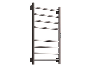 HB-011-8BN Матовый Никель Полотенцесушитель электрический 800*500