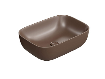 HB-0039MDB Раковина накладная матовый кофеин 455*325*135