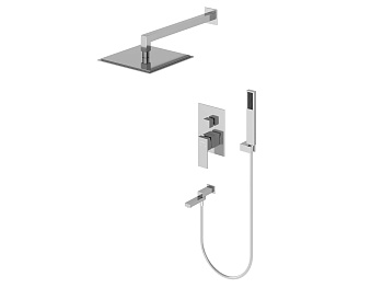 HB-1001CH Хром Встраиваемая душевая система 