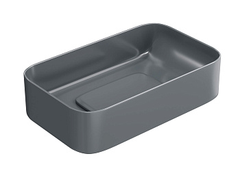 HB-0033-60MDH Раковина накладная матовый графит 610*380*150